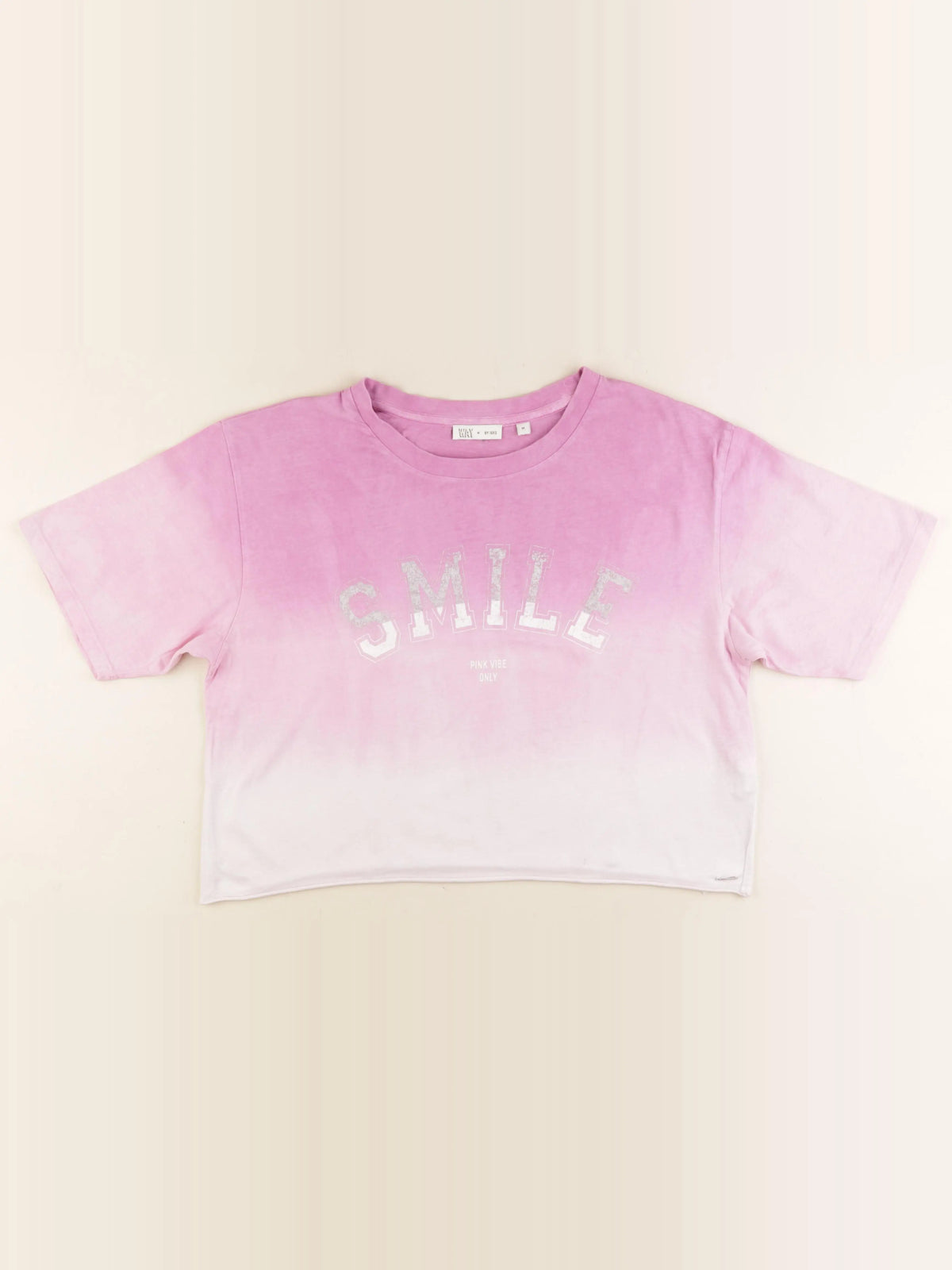 IKKS - tee-shirt crop toprose - 16 ans