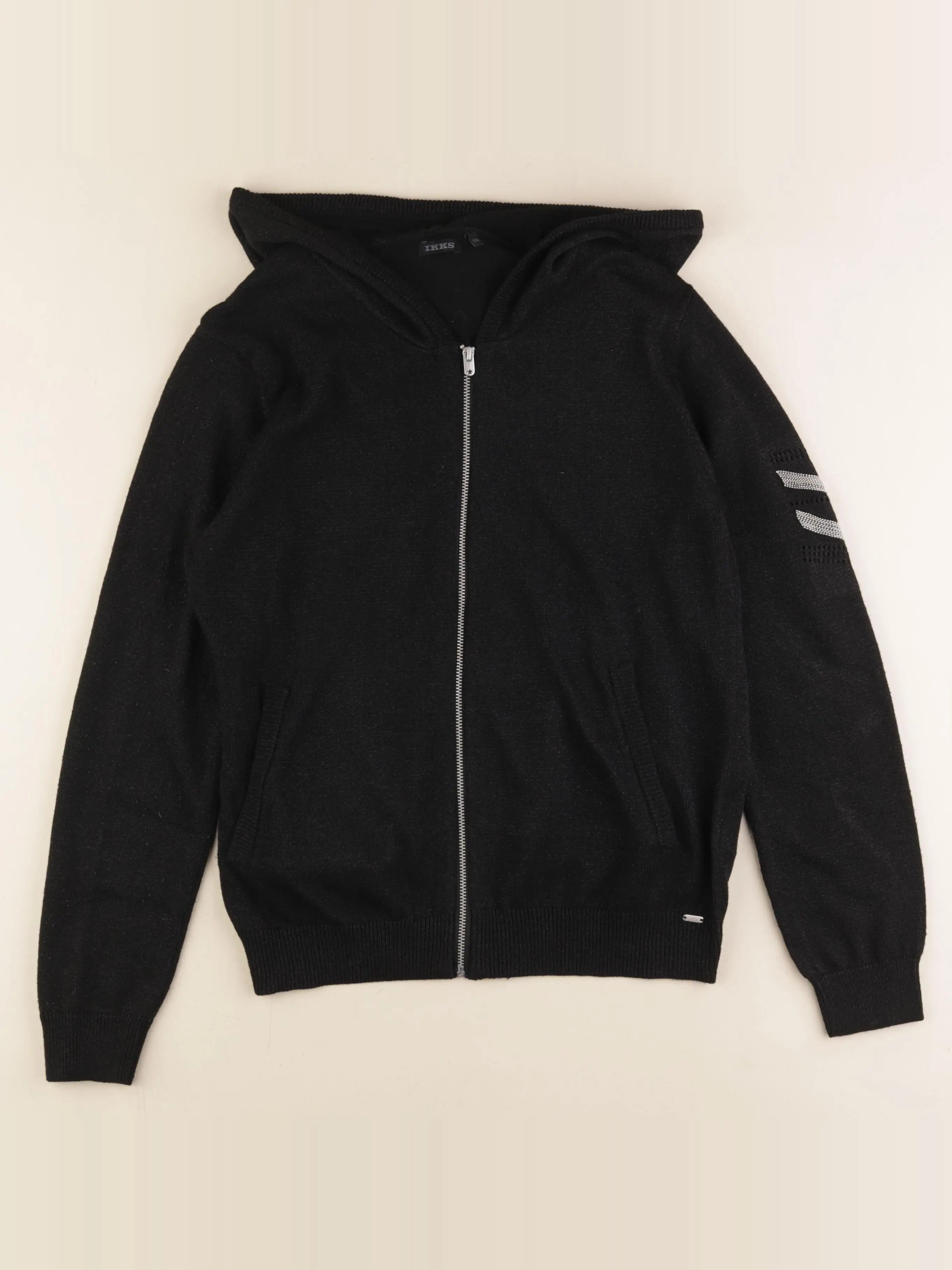 IKKS - gilet noir, argent - 14 ans