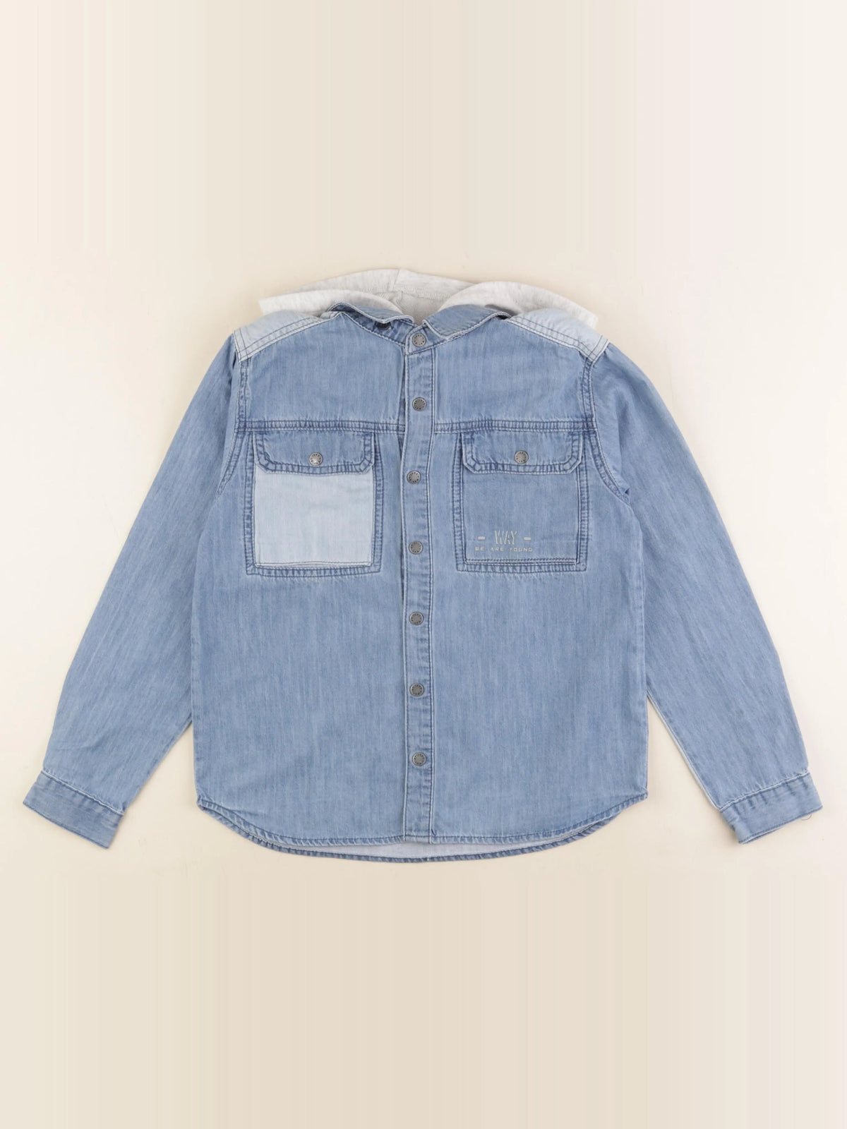 IKKS - chemise bleu - 10 ans