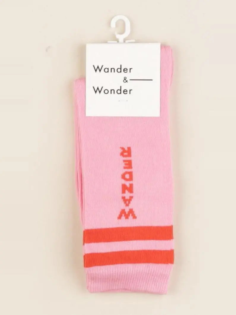Wander & Wonder - chaussettes rose - 9/12 ans