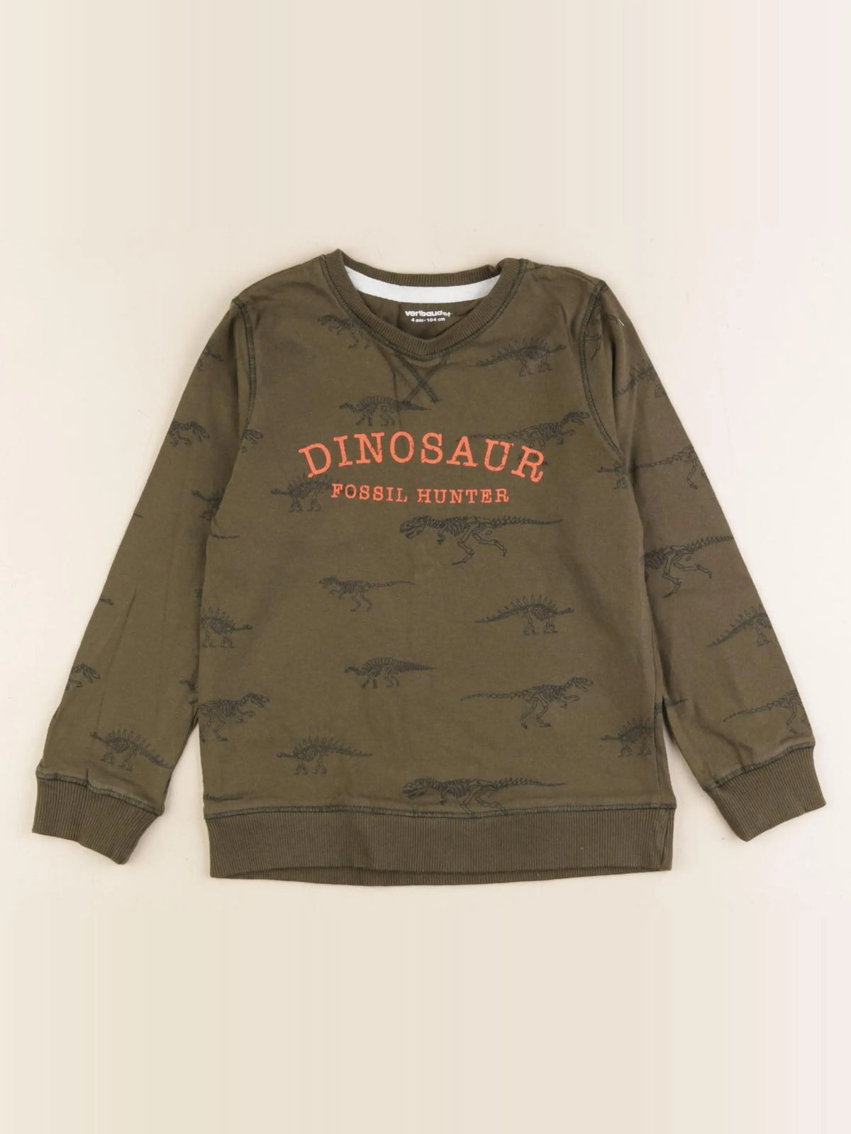 Vertbaudet - tee-shirt vert - 4 ans