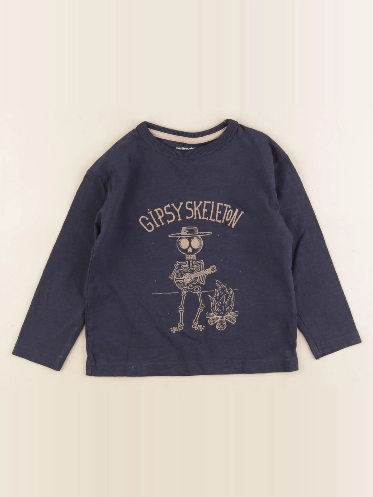 Vertbaudet - tee-shirt bleu - 4 ans
