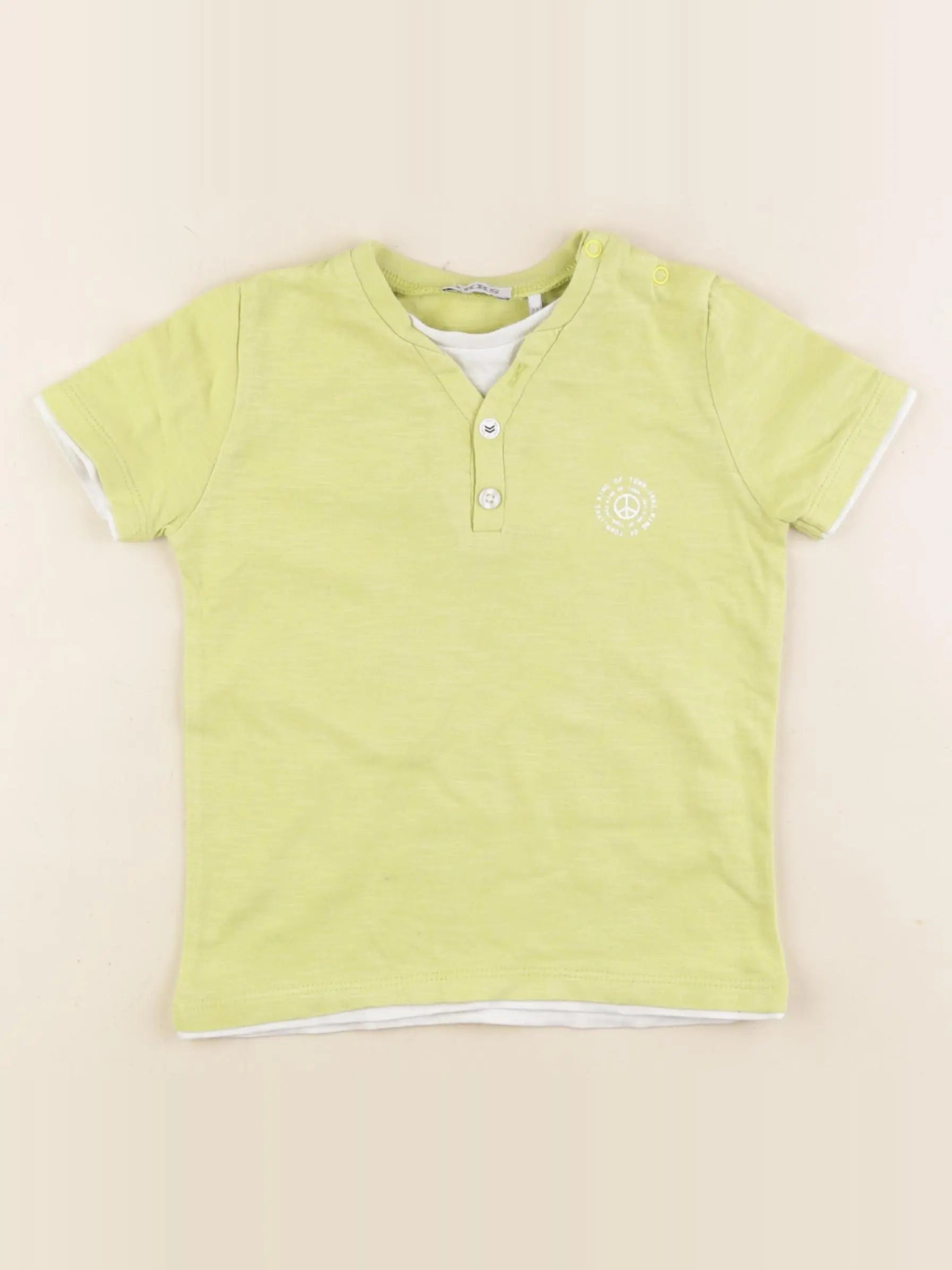 IKKS - tee-shirt vert - 2 ans