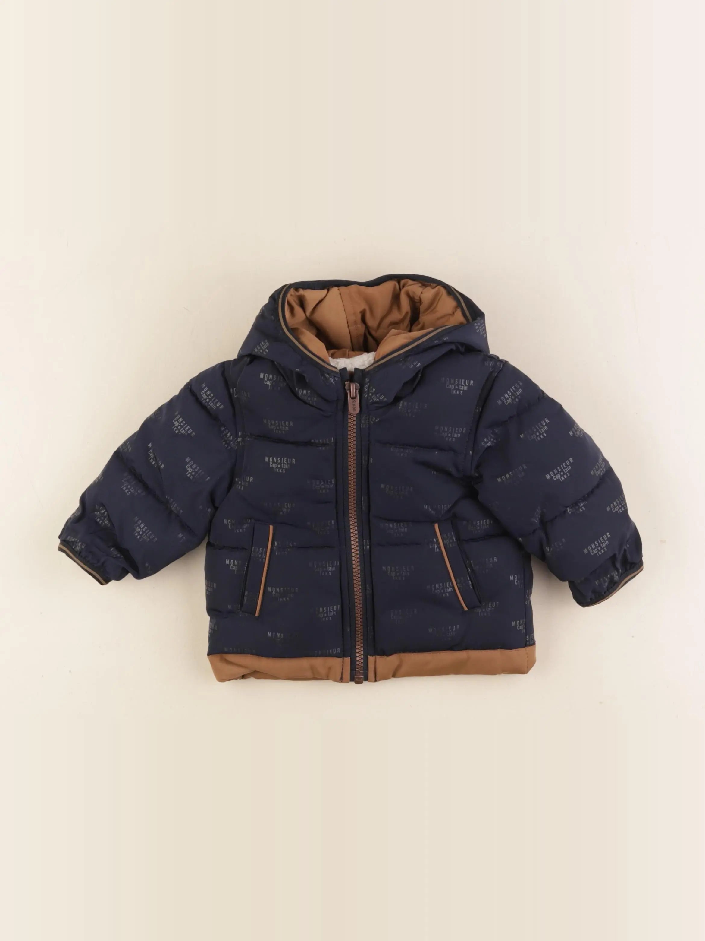 IKKS - doudoune bleu - 6 mois