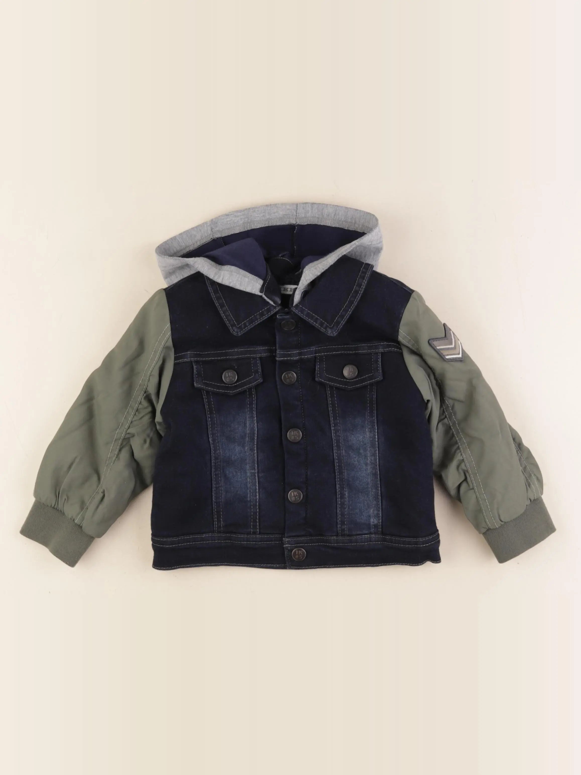 IKKS - veste doublé bleu - 2 ans