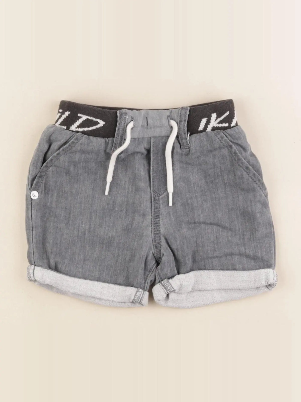 IKKS - short gris - 2 ans