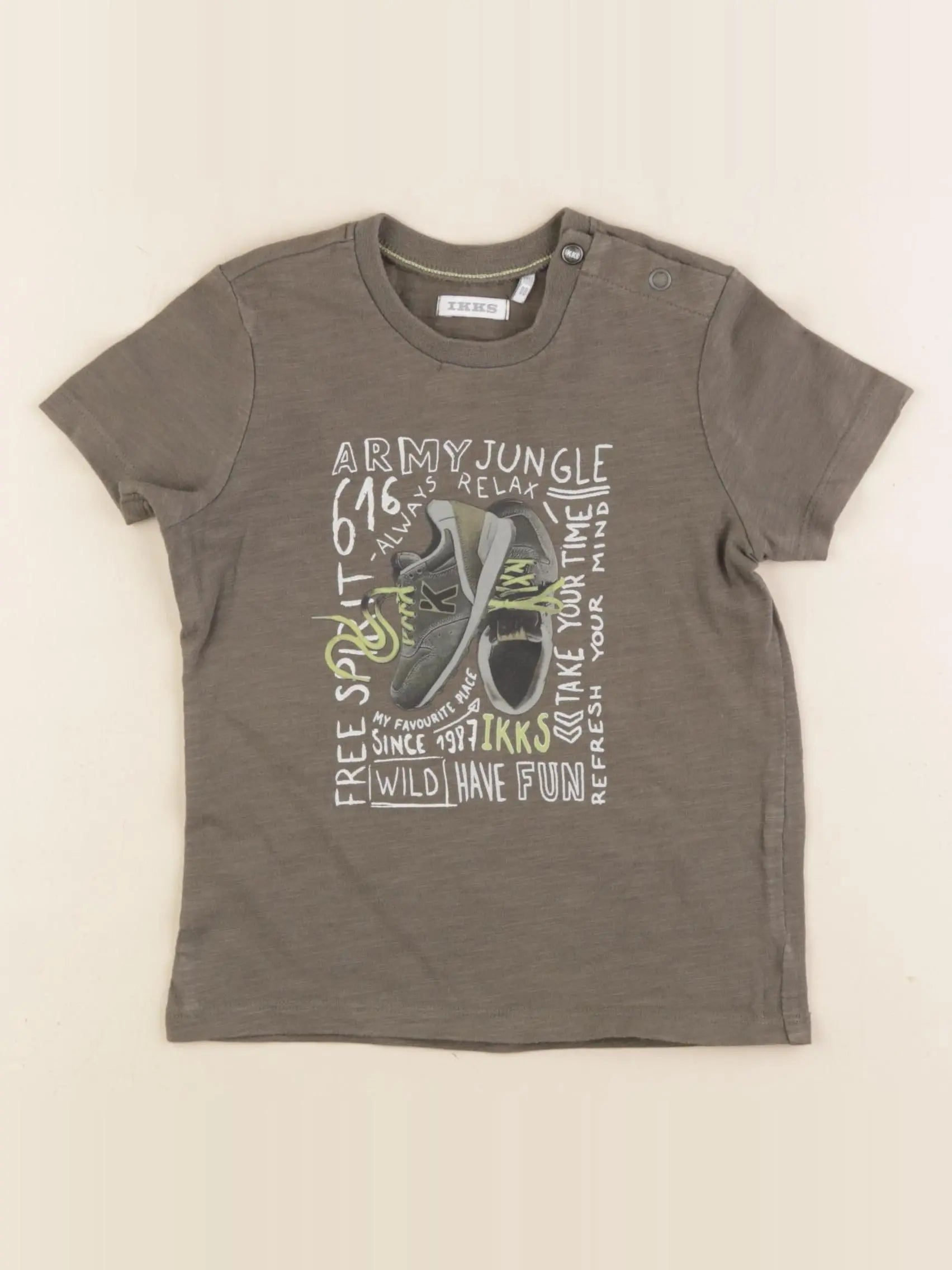 IKKS - tee-shirt vert - 18 mois