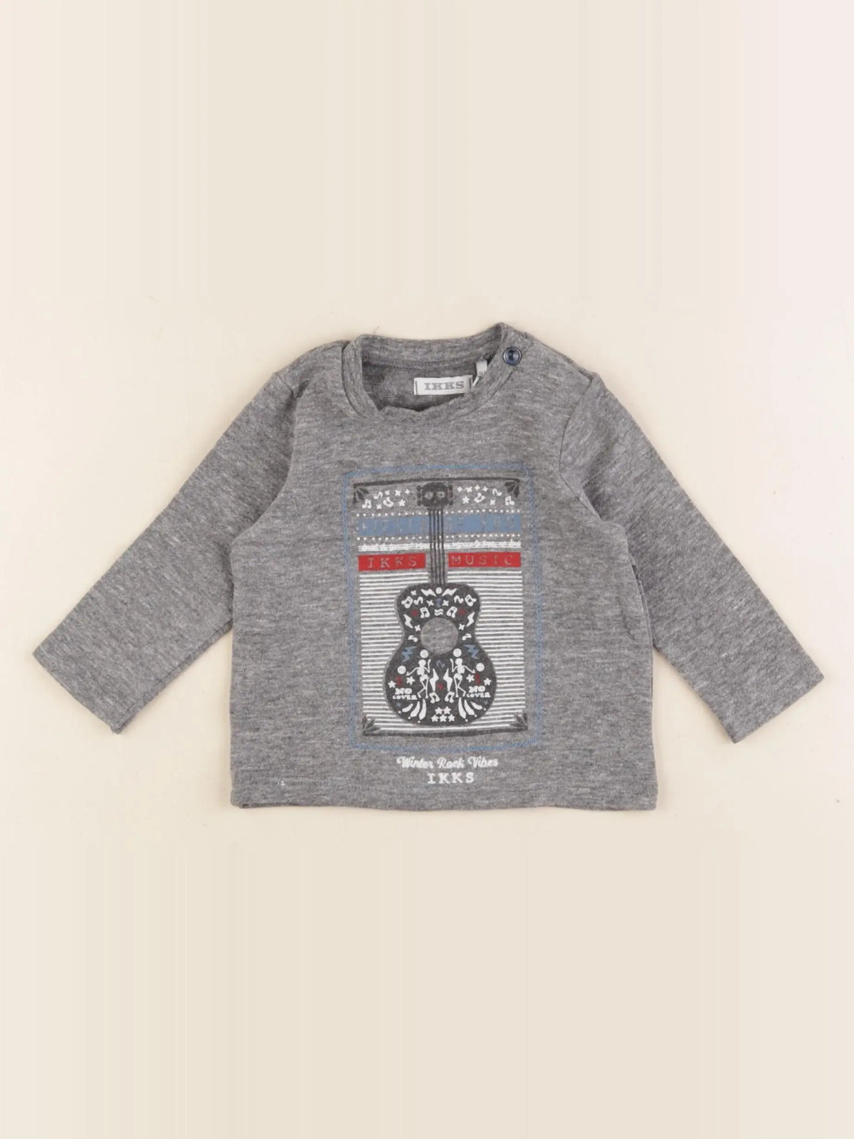 IKKS - tee-shirt gris - 3 mois