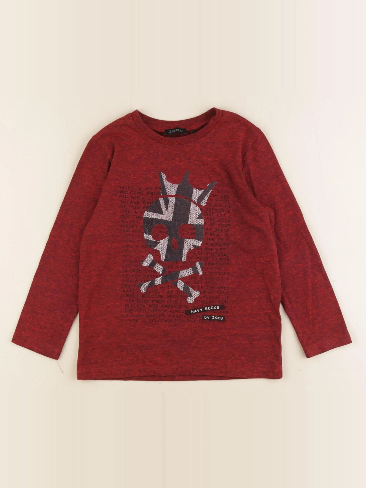 IKKS - tee-shirt rouge - 3 ans