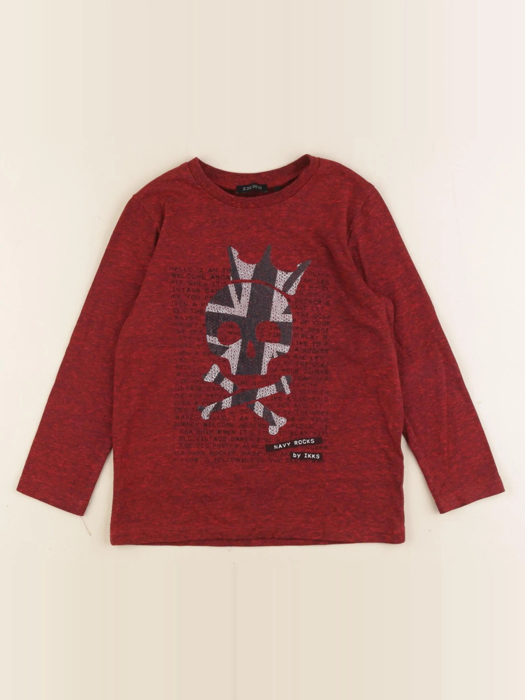 IKKS - tee-shirt rouge - 3 ans