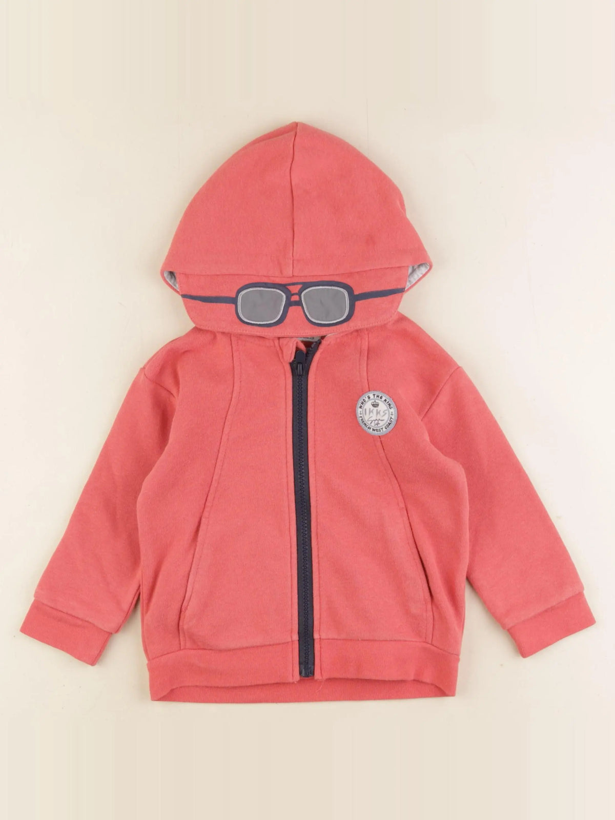 IKKS - sweat rose - 2 ans