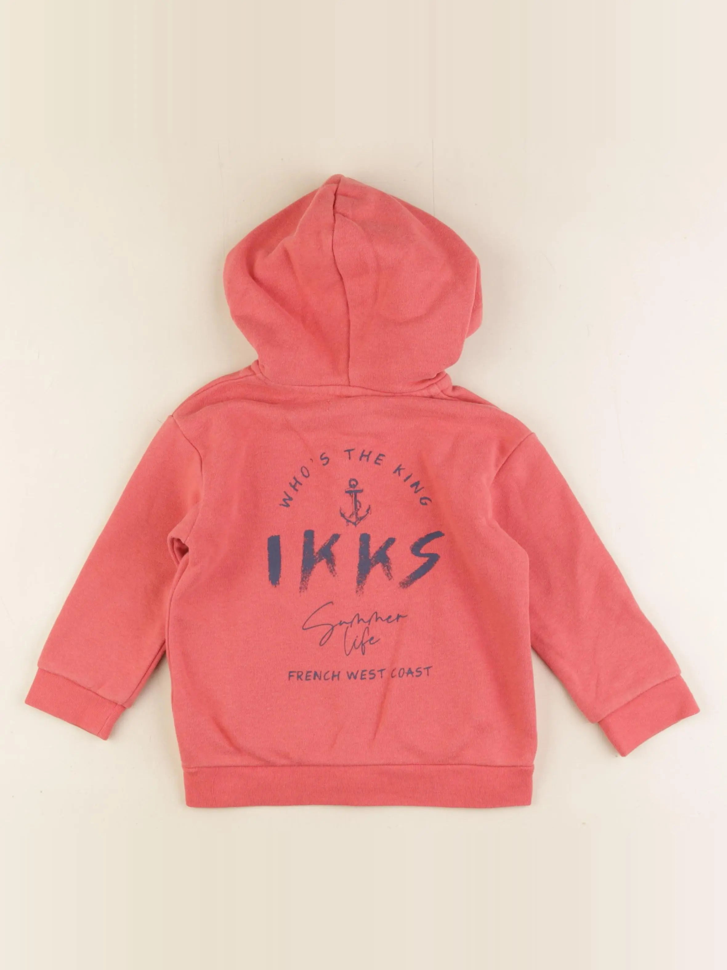IKKS - sweat rose - 2 ans