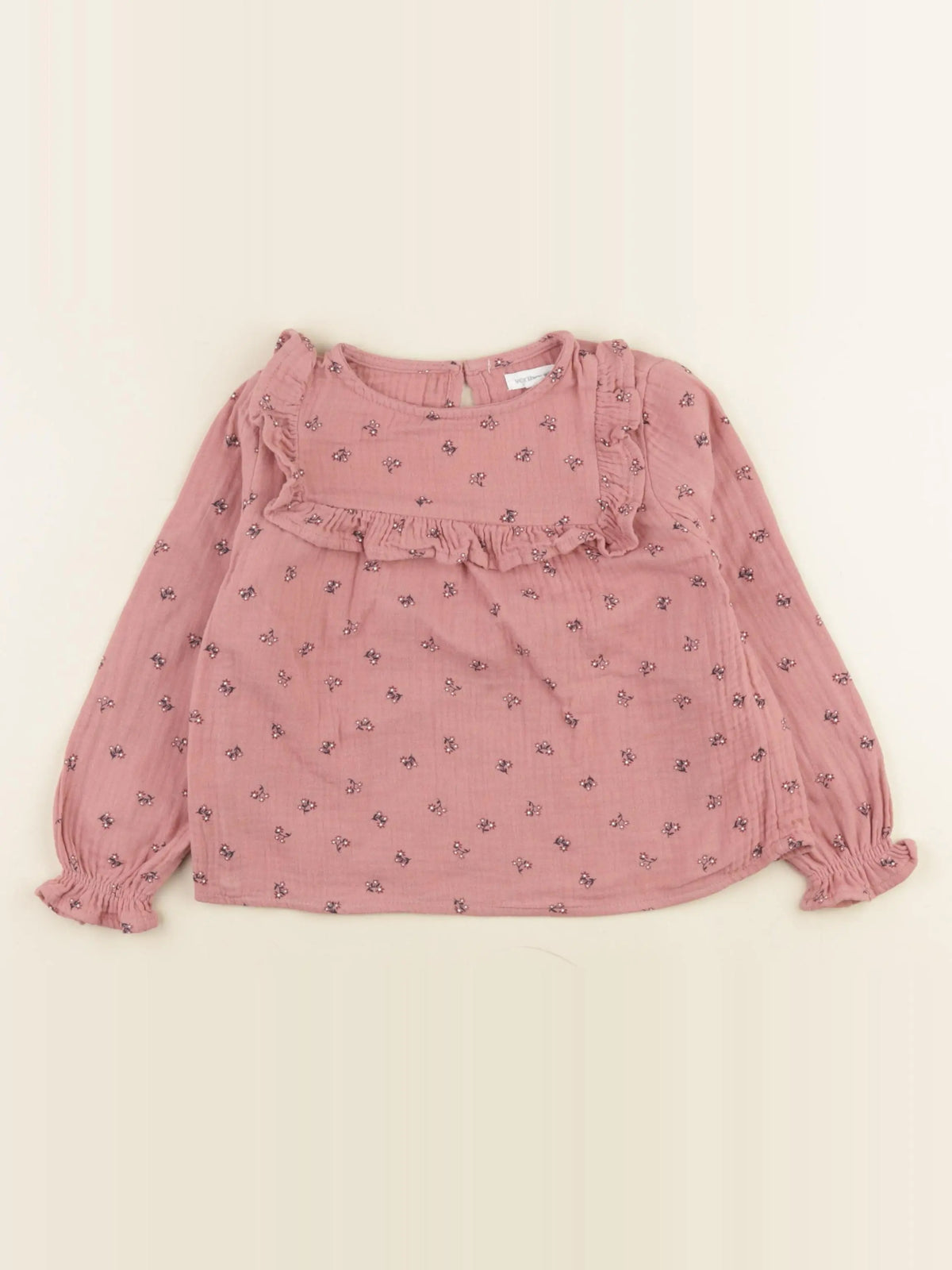 Vertbaudet - blouse rose - 4 ans