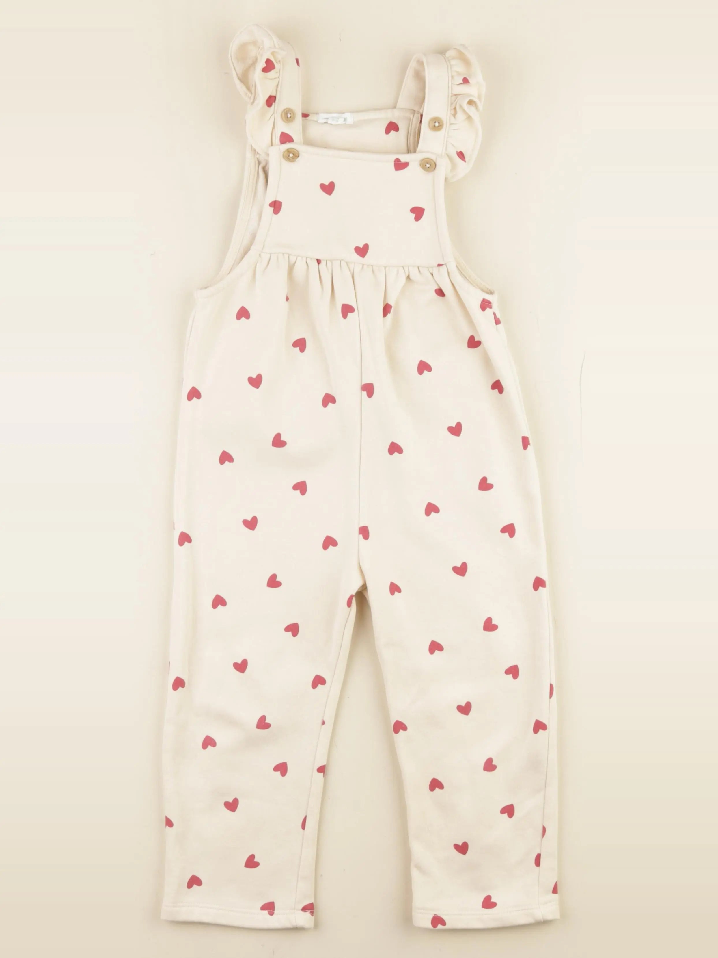 Vertbaudet - salopette beige - 36 mois