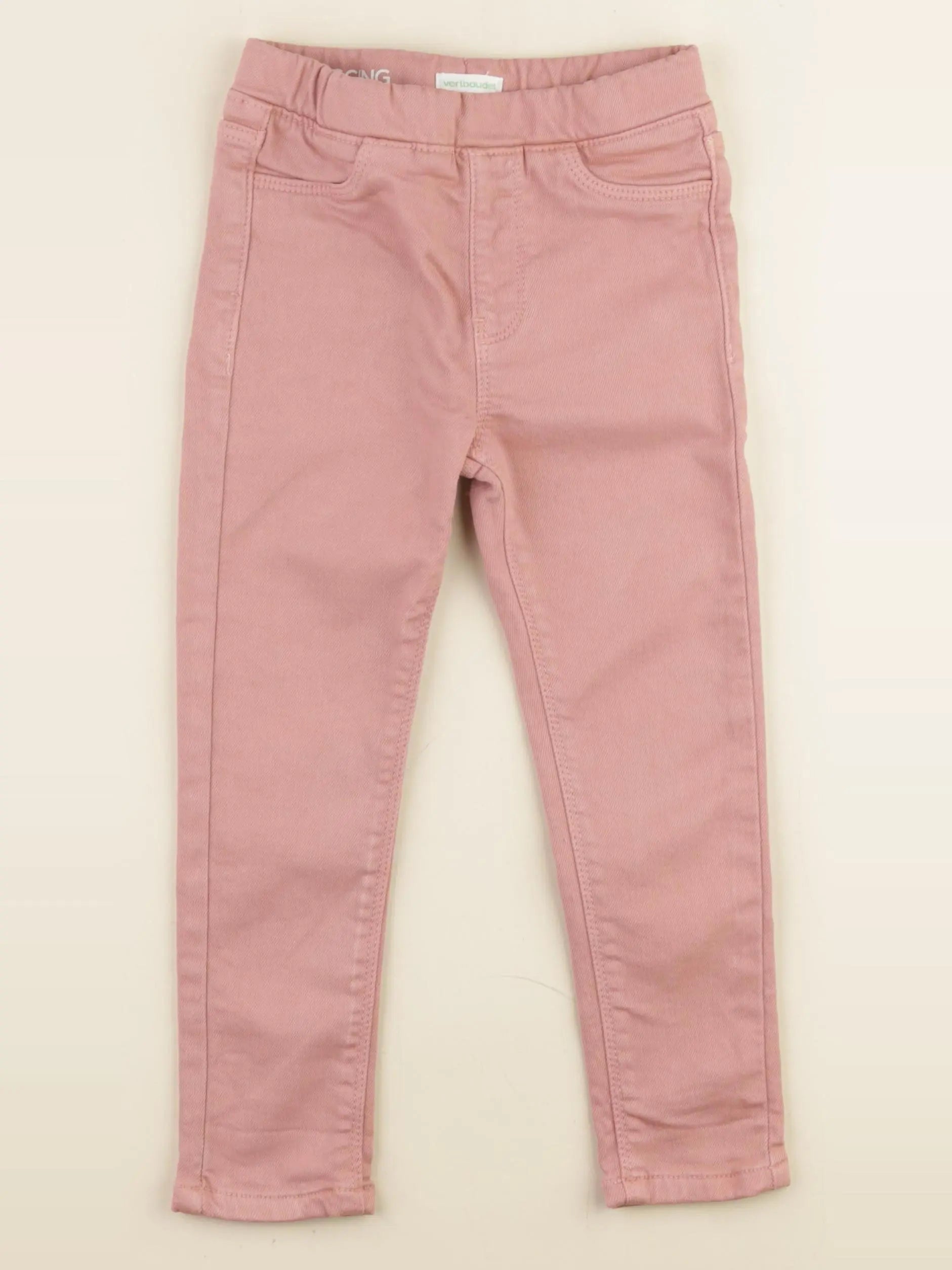 Vertbaudet - jegging rose - 4 ans