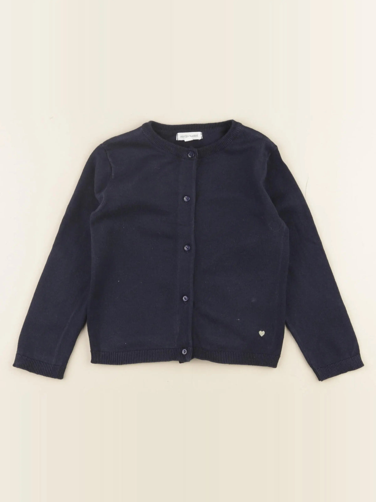 Vertbaudet - gilet bleu - 4 ans
