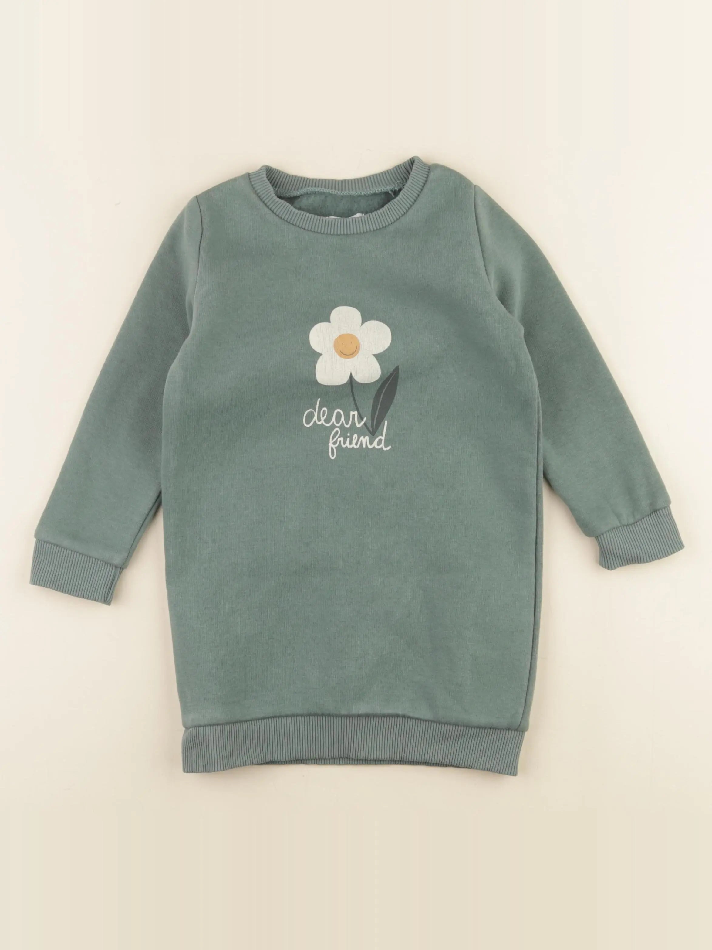 Vertbaudet - robe vert - 3 ans