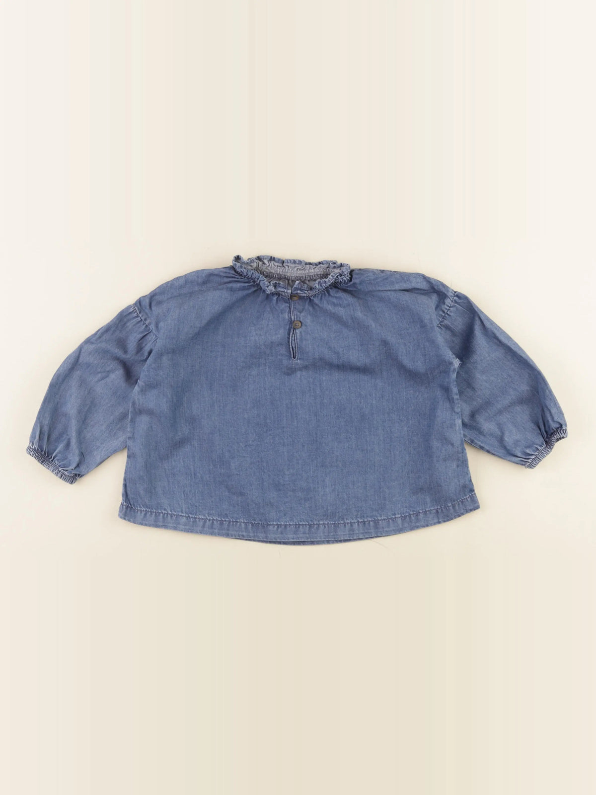Vertbaudet - blouse bleu - 4 ans