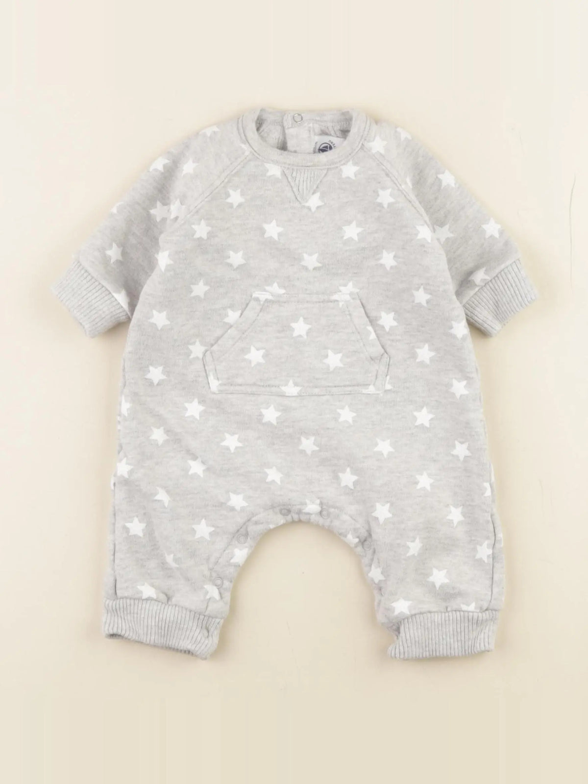 Petit Bateau - combinaison gris - 3 mois