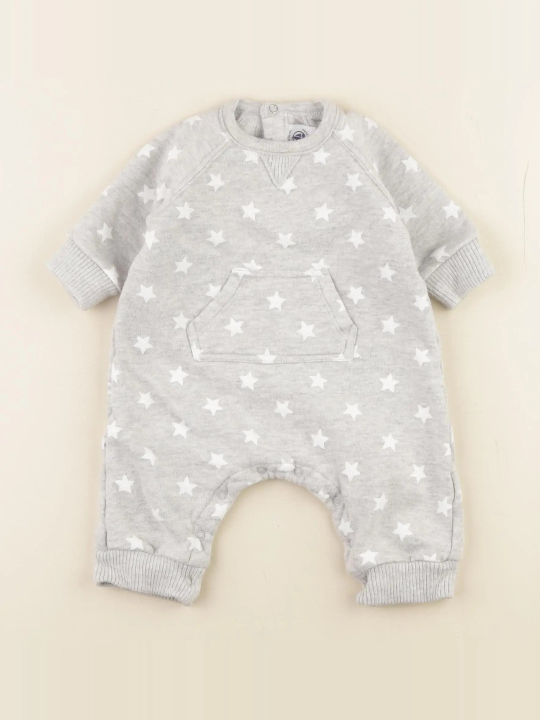Petit Bateau - combinaison gris - 3 mois