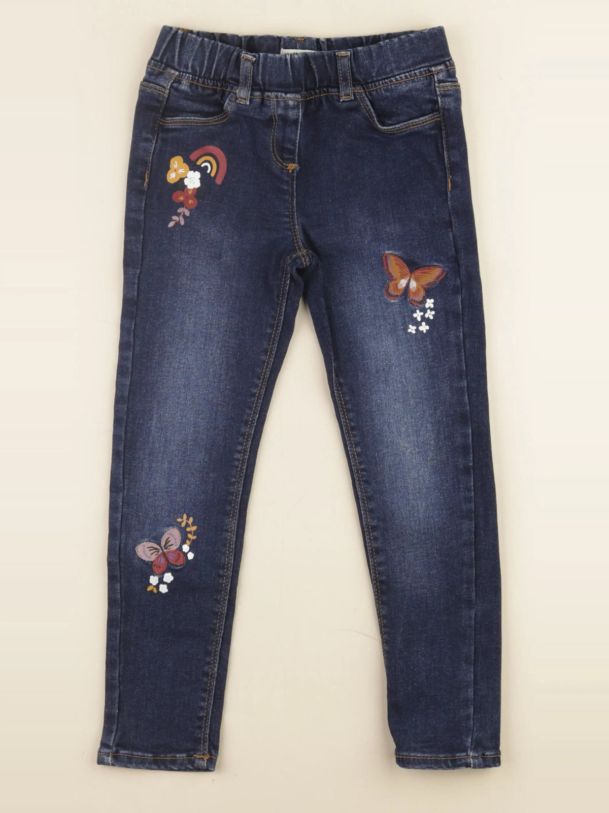 Vertbaudet - jegging bleu - 6 ans