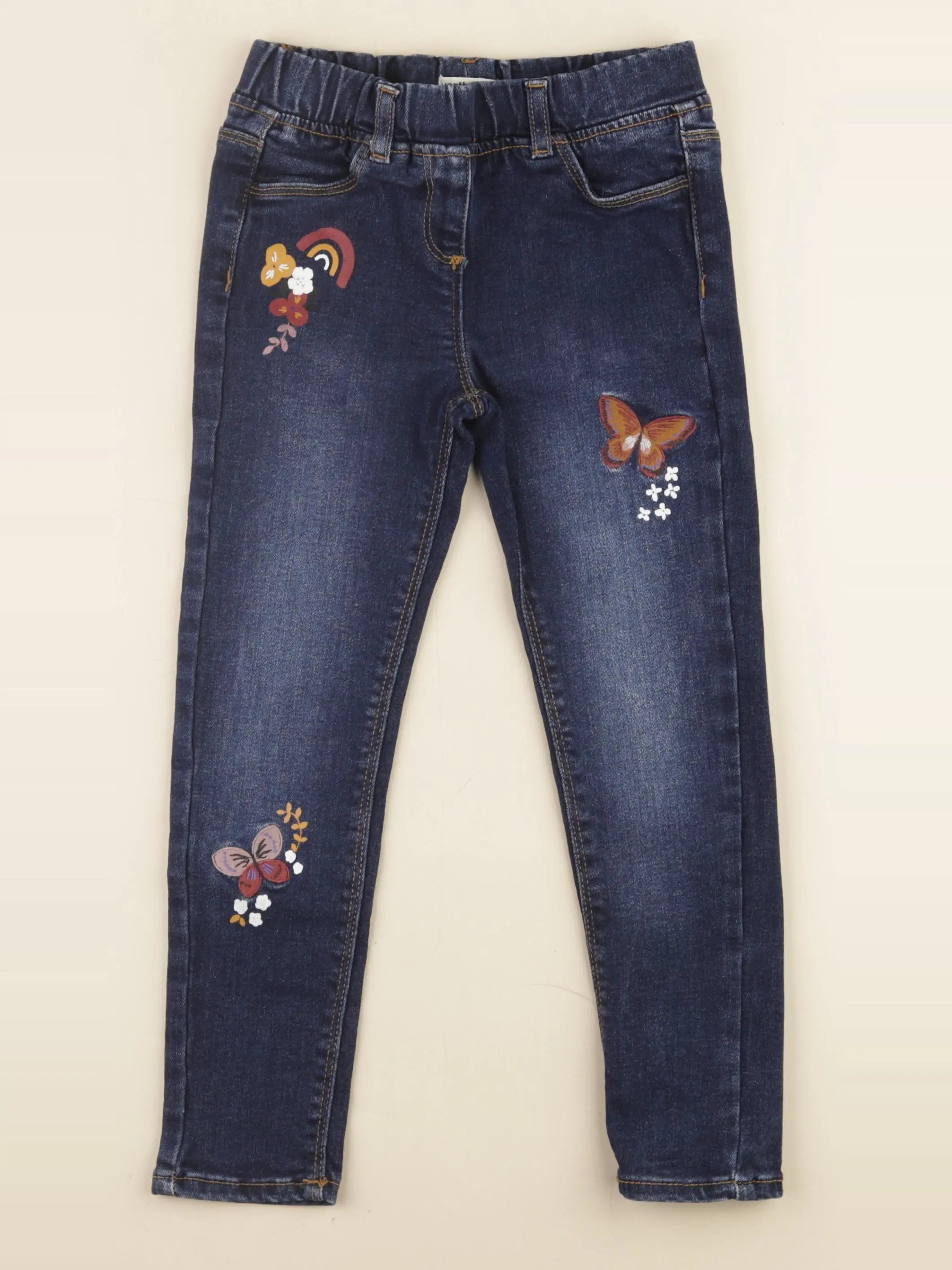 Vertbaudet - jegging bleu - 6 ans