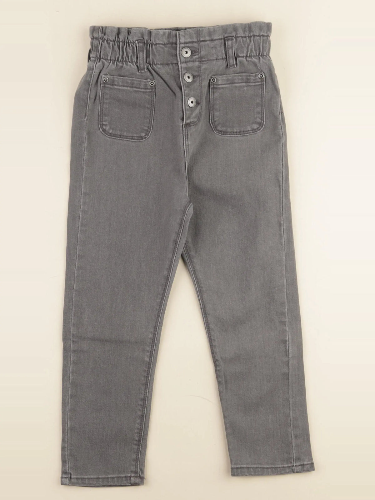 Vertbaudet - pantalon gris - 6 ans