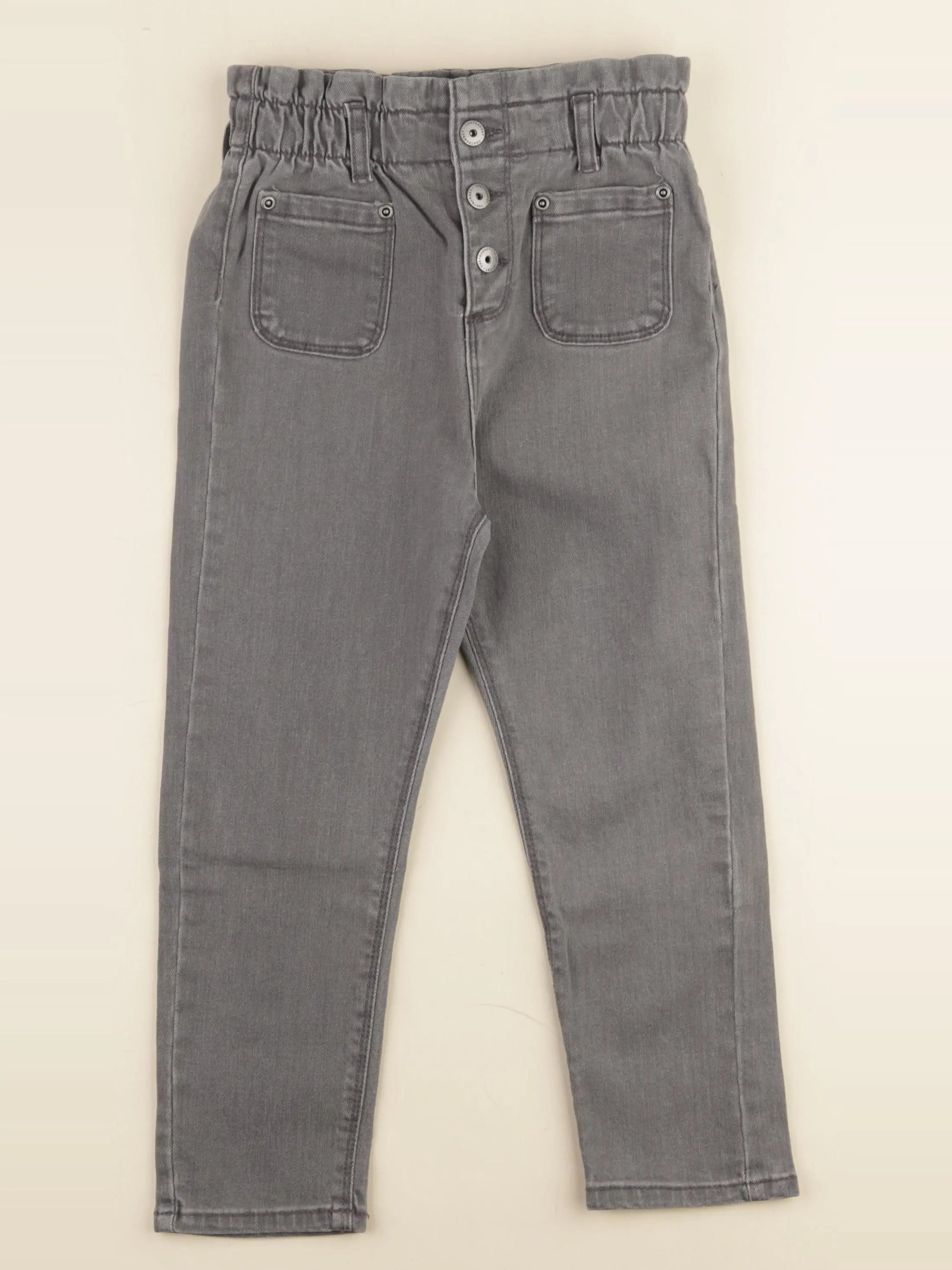 Vertbaudet - pantalon gris - 6 ans