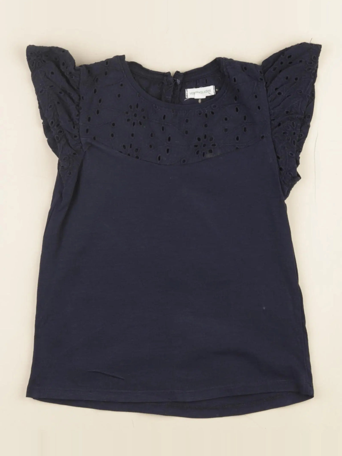 Vertbaudet - tee-shirt bleu - 6 ans