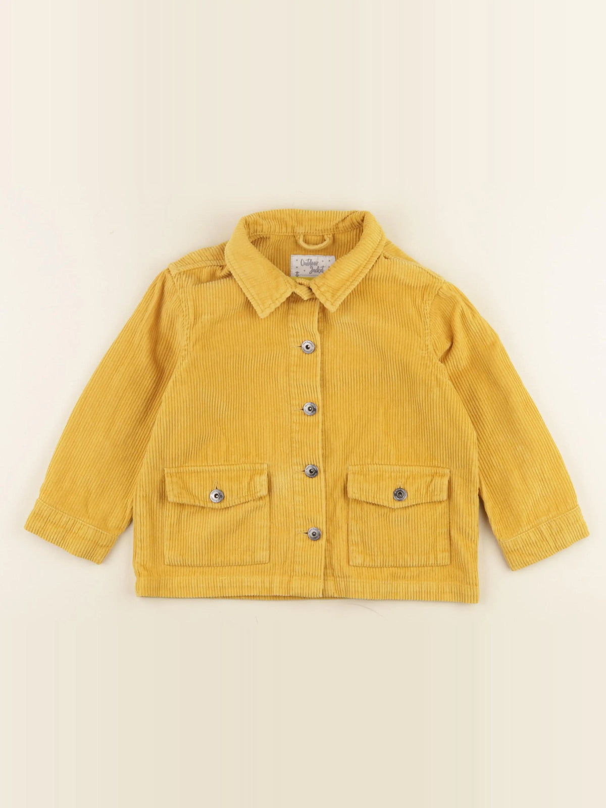 Vertbaudet - veste jaune - 6 ans