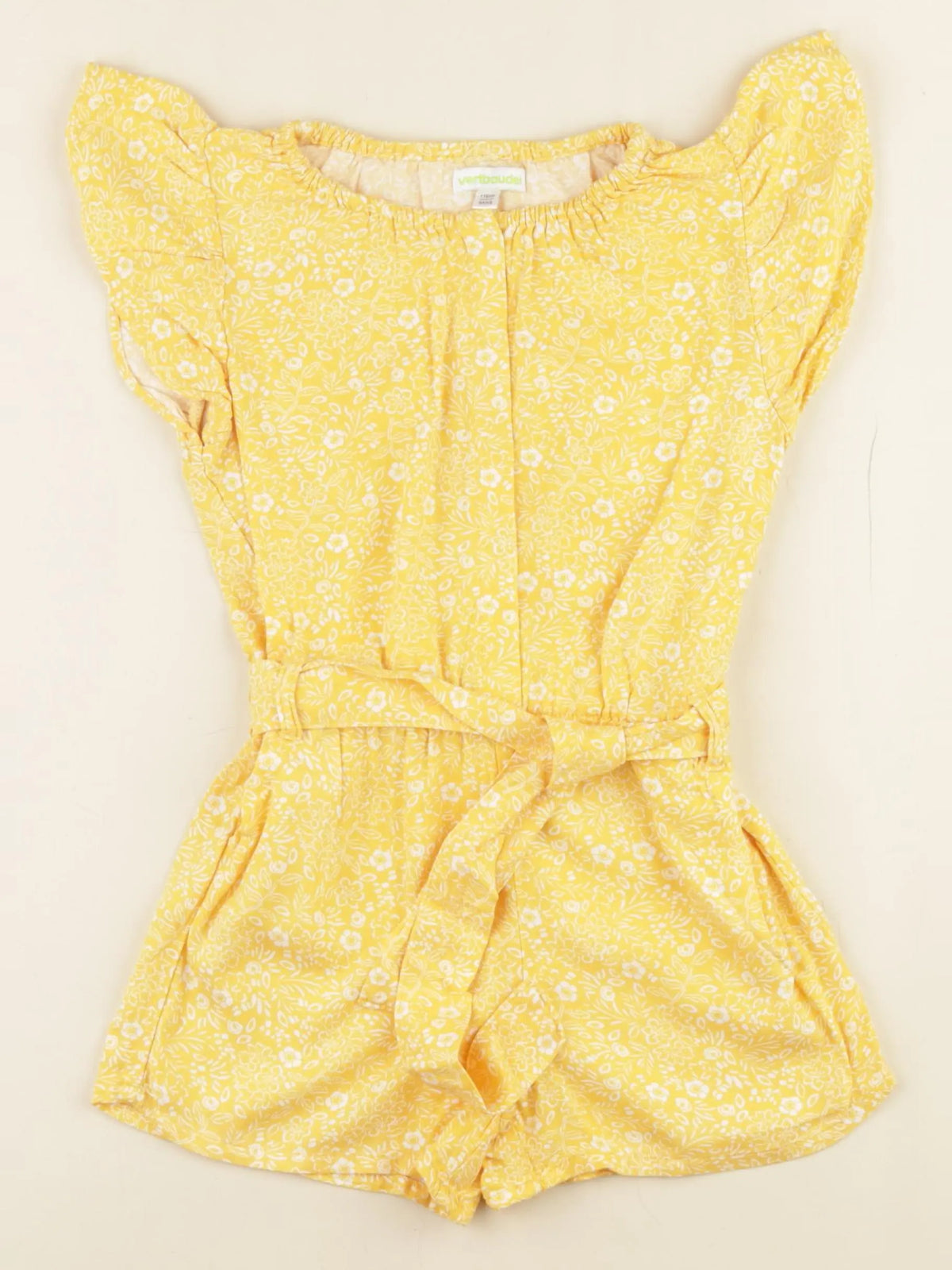 Vertbaudet - combinaison jaune - 6 ans