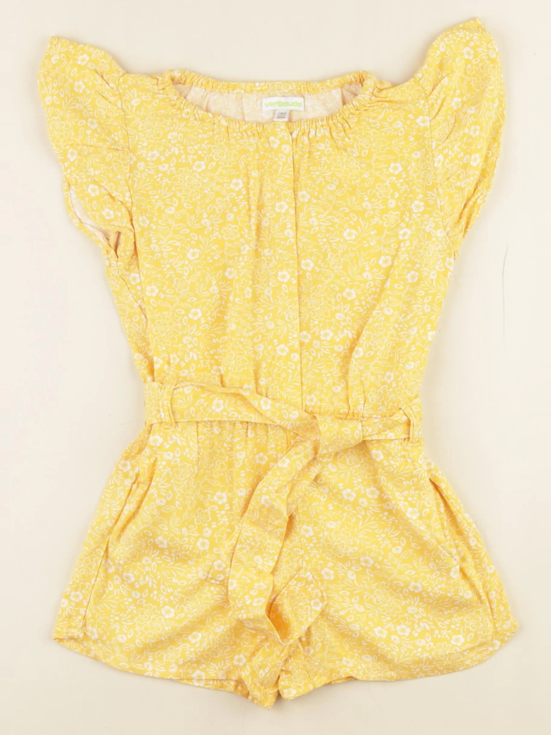 Vertbaudet - combinaison jaune - 6 ans