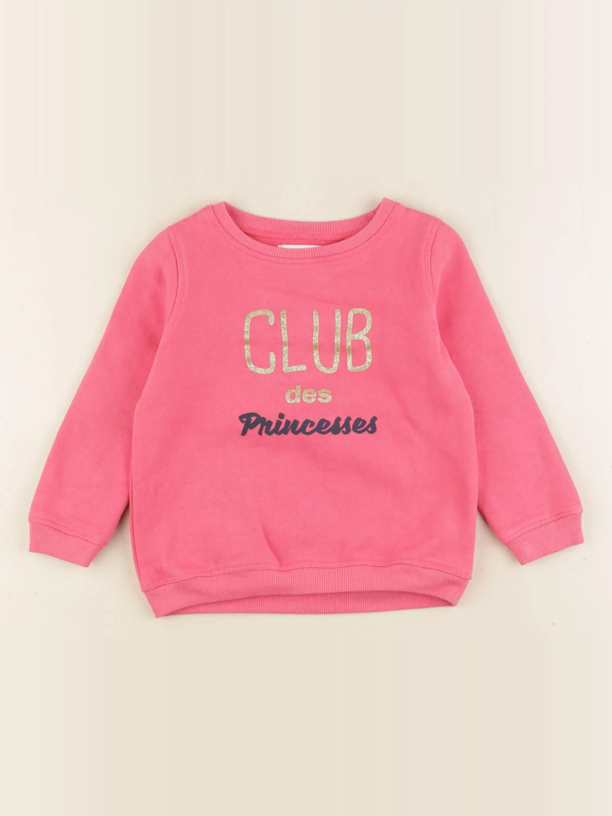 Vertbaudet - sweat rose - 3 ans