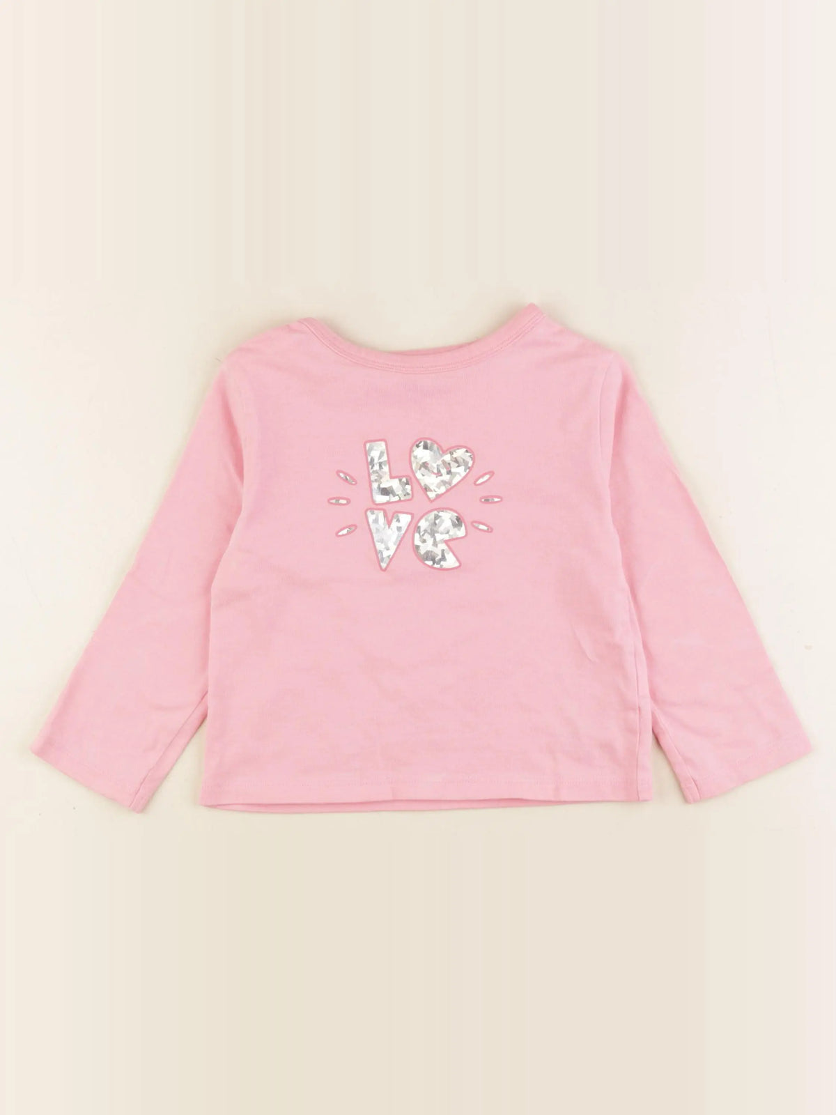 Vertbaudet - tee-shirt rose - 3 ans