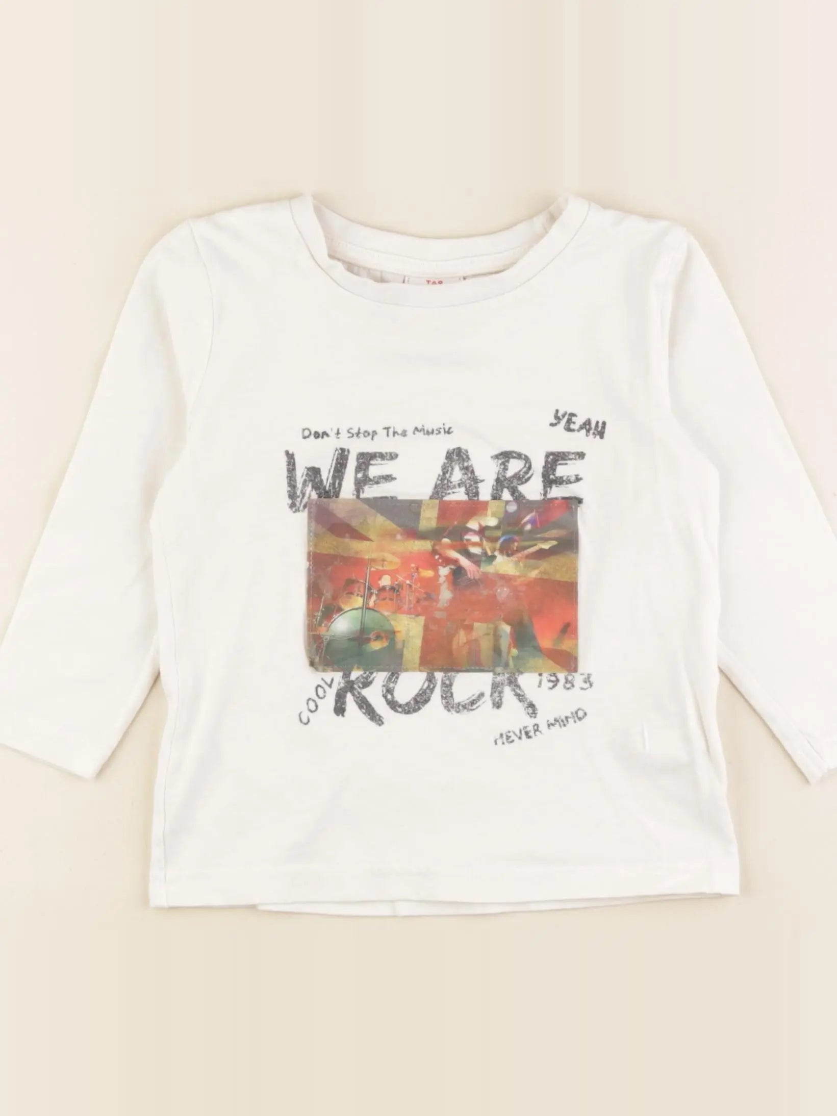 Tape à l'oeil - tee-shirt blanc - 2 ans