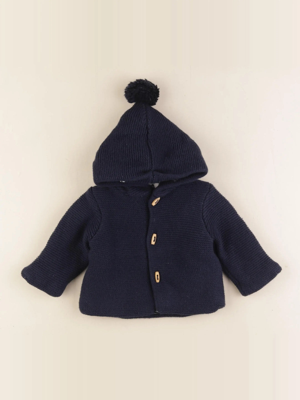 Cyrillus - gilet bleu - 3 mois