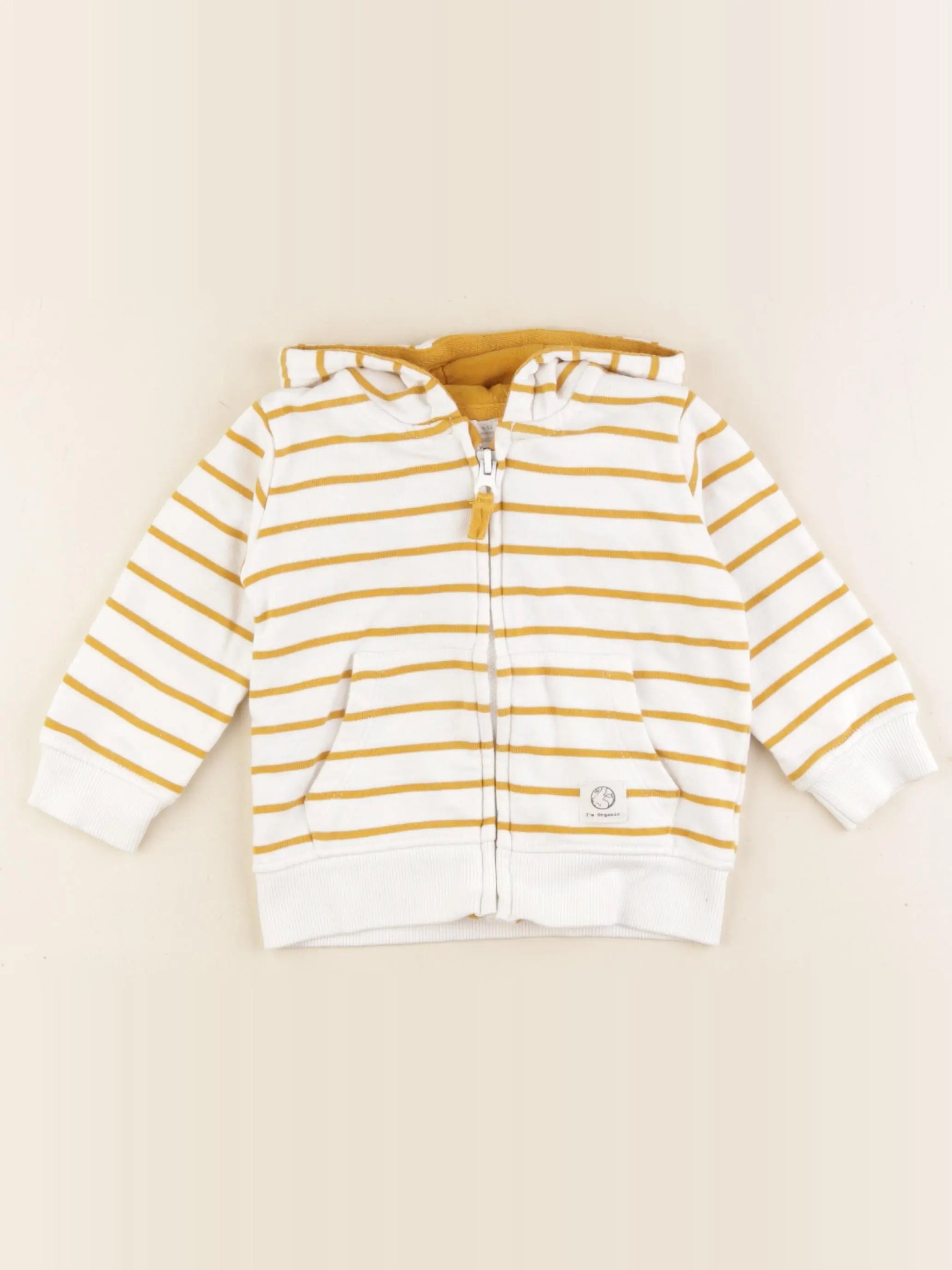 Mango - gilet blanc - 9/12 mois