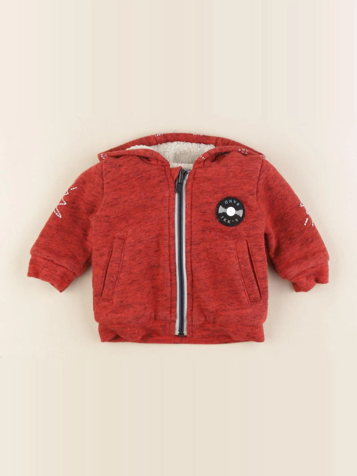 IKKS - sweat rouge - 3 mois