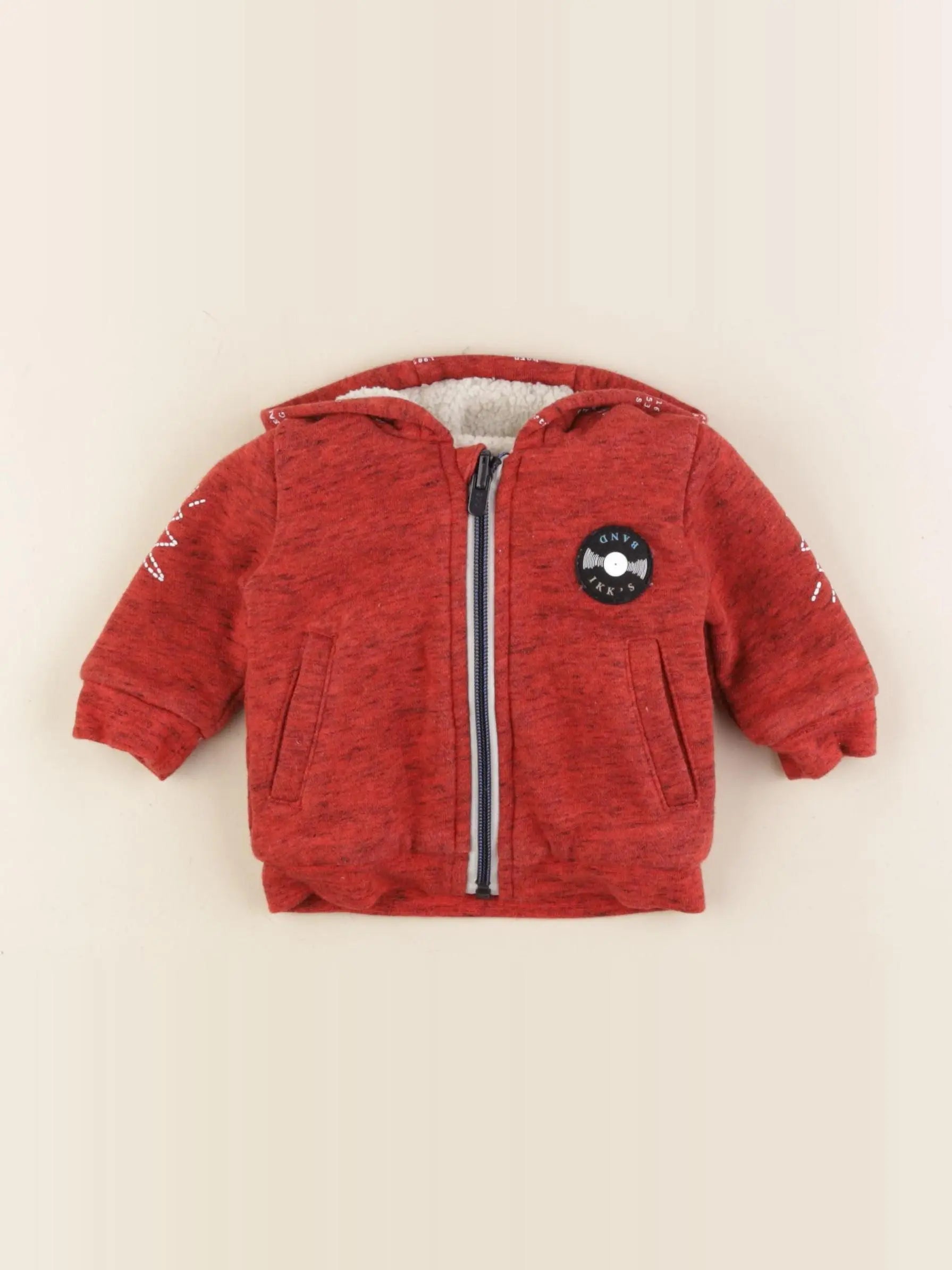 IKKS - sweat rouge - 3 mois