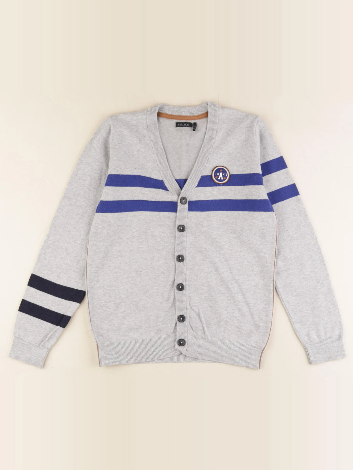 IKKS - gilet gris - 10 ans