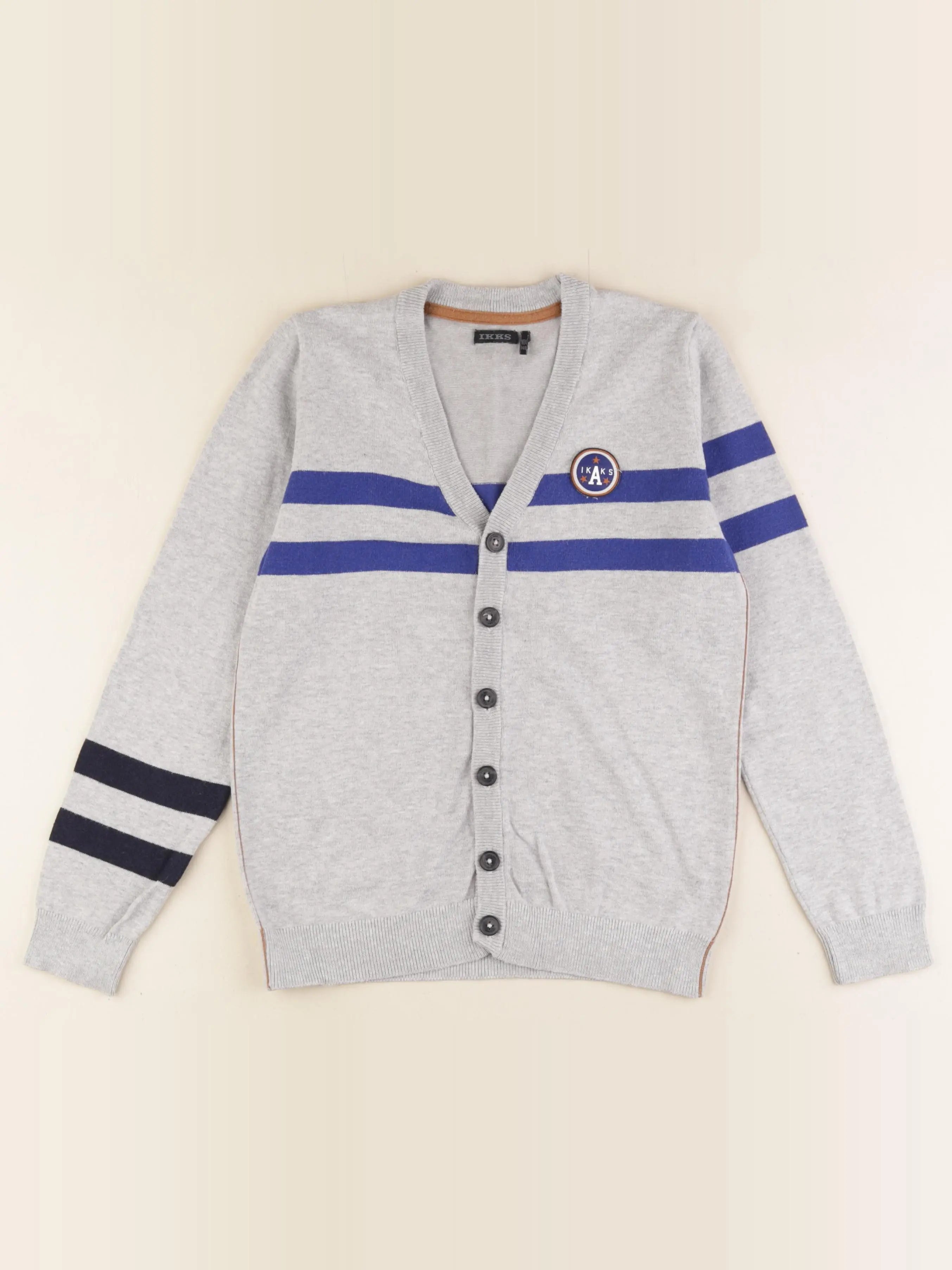 IKKS - gilet gris - 10 ans