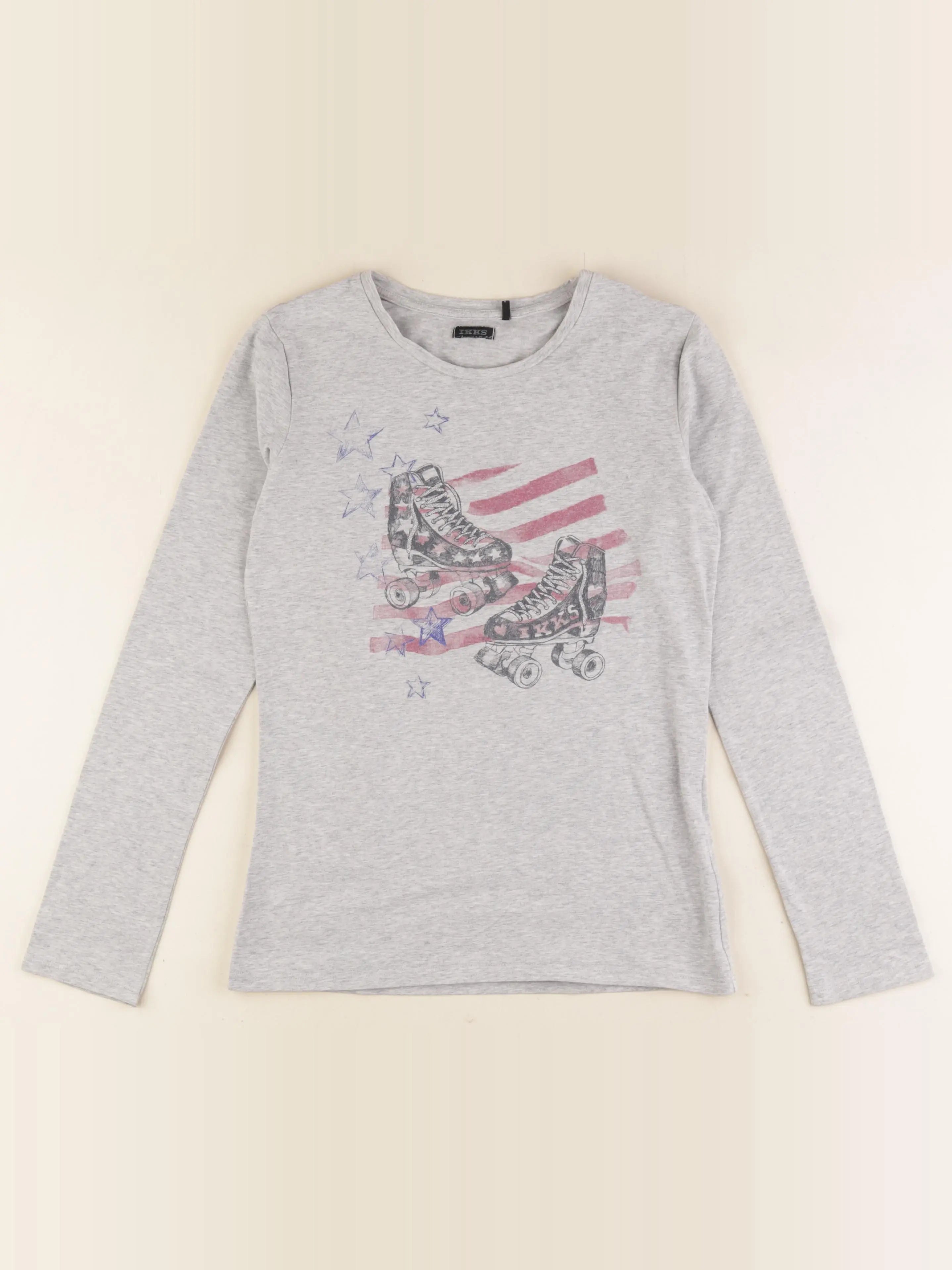 IKKS - tee-shirt gris - 14 ans