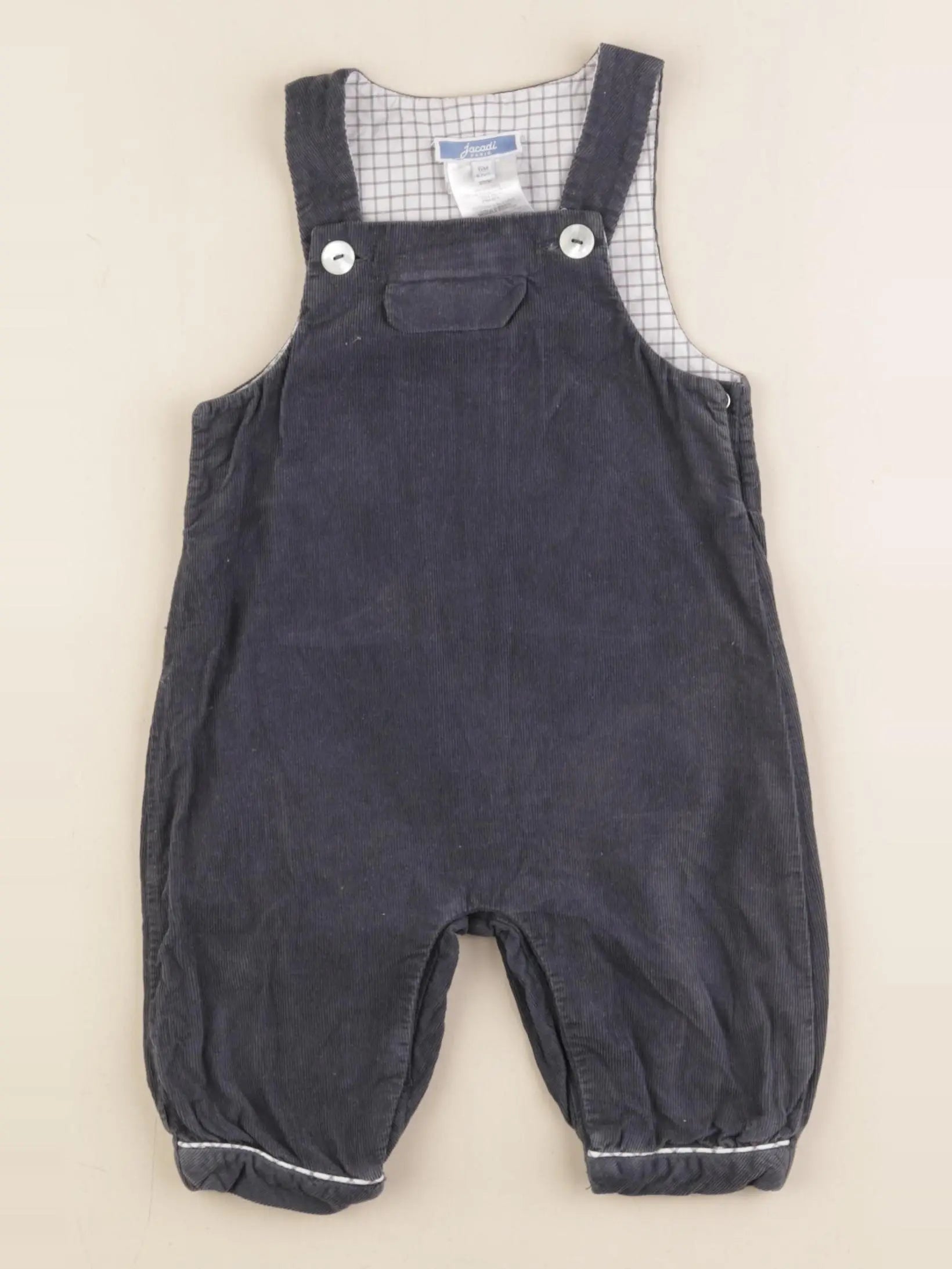 Jacadi - salopette gris - 6 mois