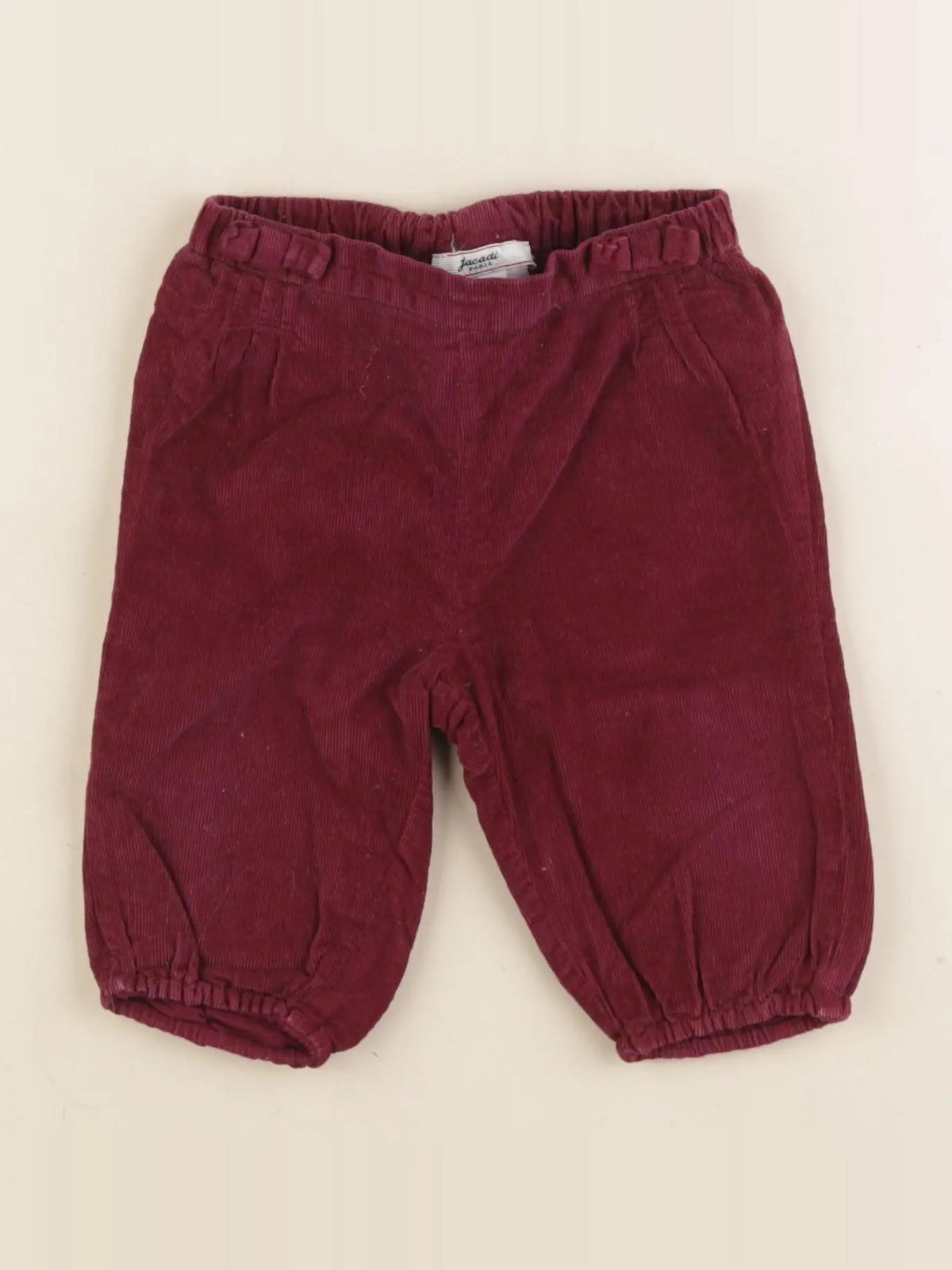 Jacadi - pantalon rouge - 6 mois