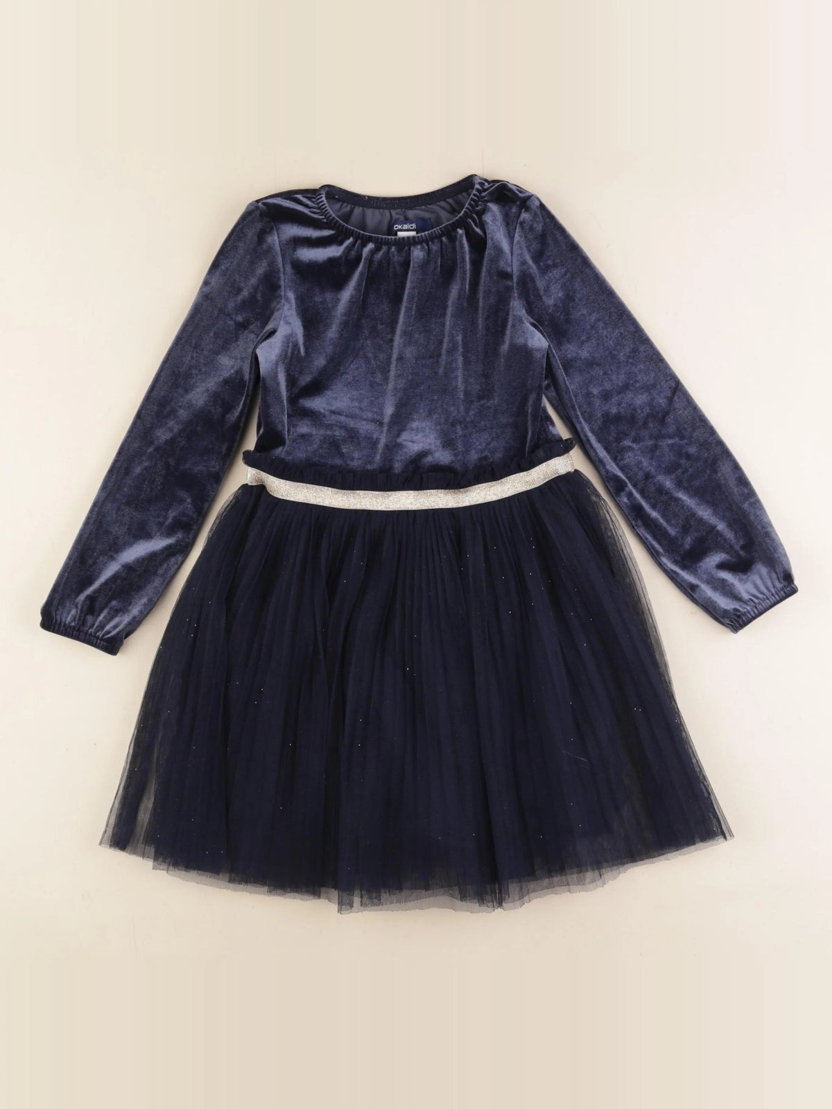 Okaidi - robe bleu - 6 ans