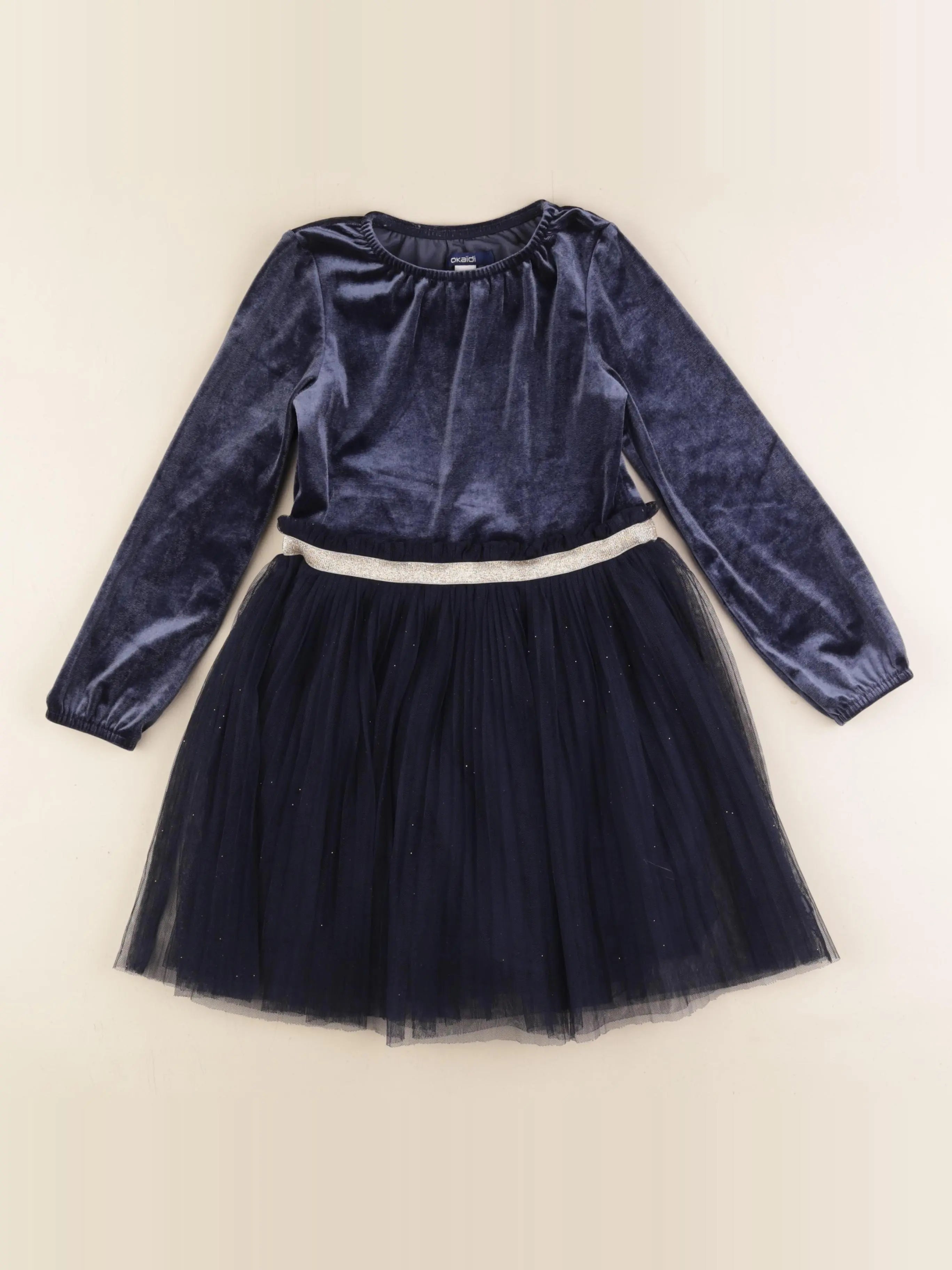 Okaidi - robe bleu - 6 ans