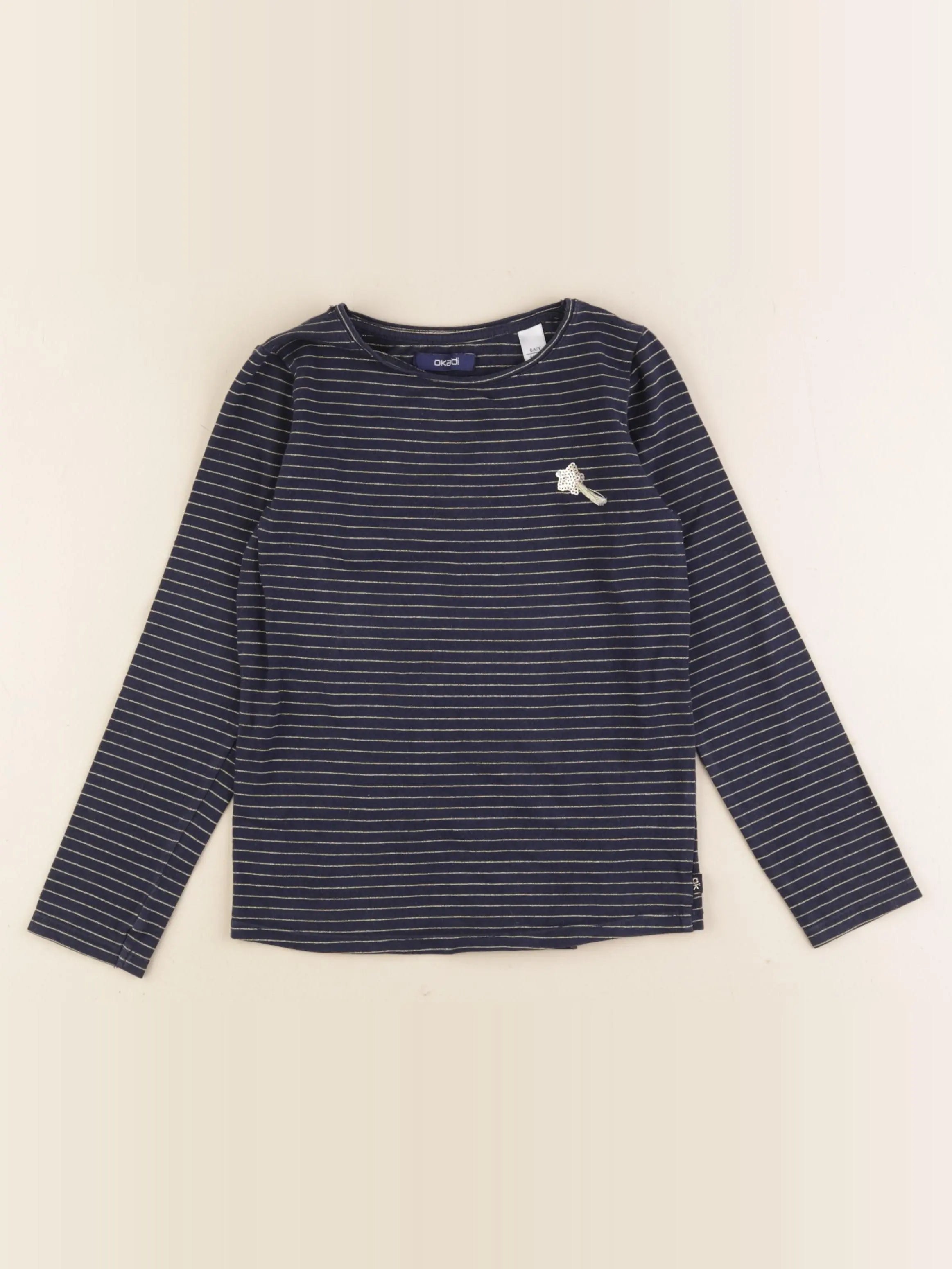 Okaidi - tee-shirt bleu - 6 ans