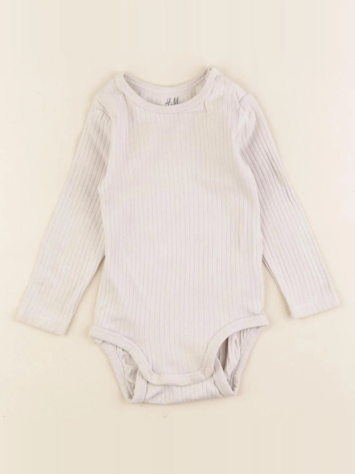 H&M - body marron - 4/6 mois