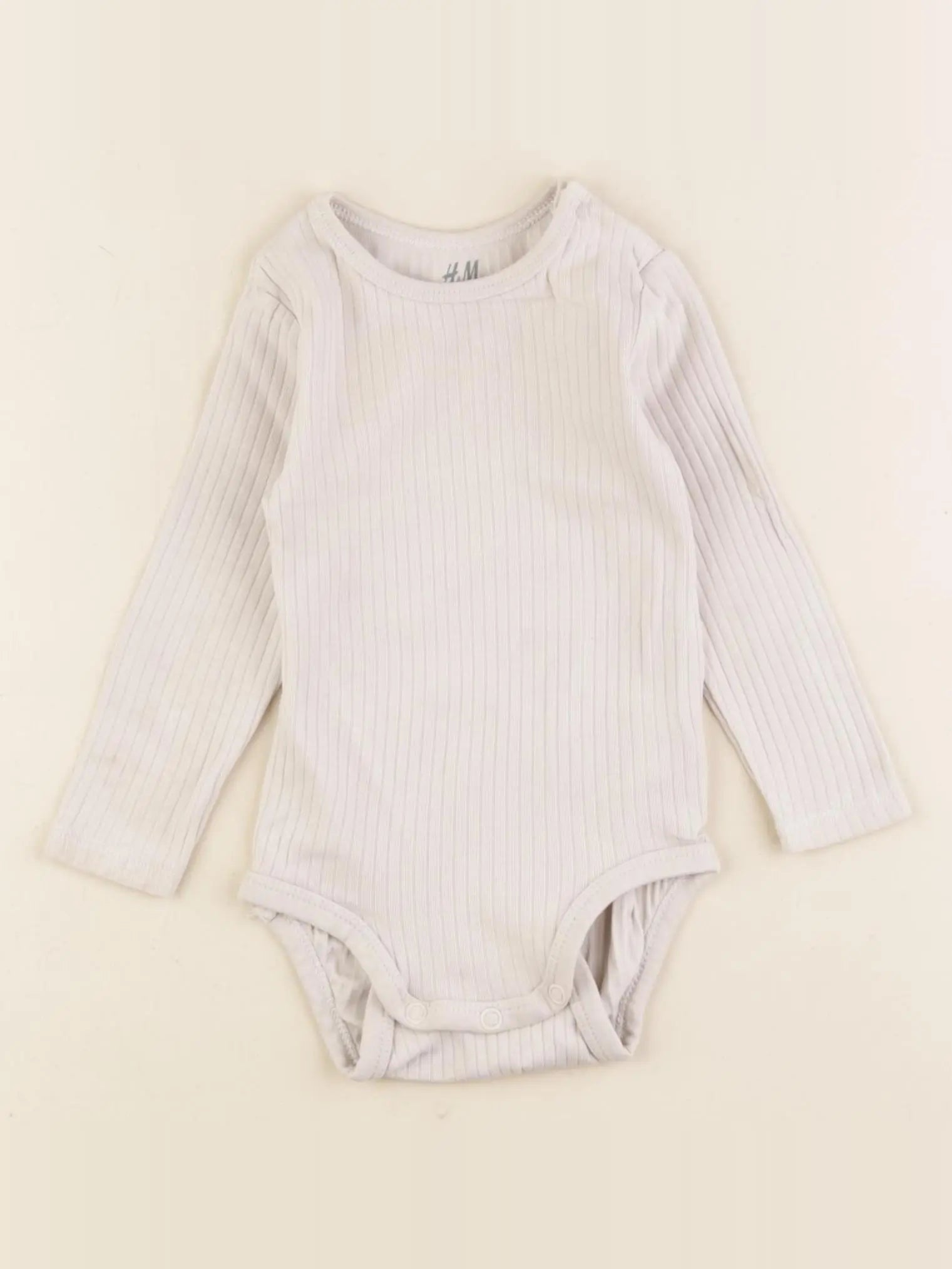 H&M - body marron - 4/6 mois