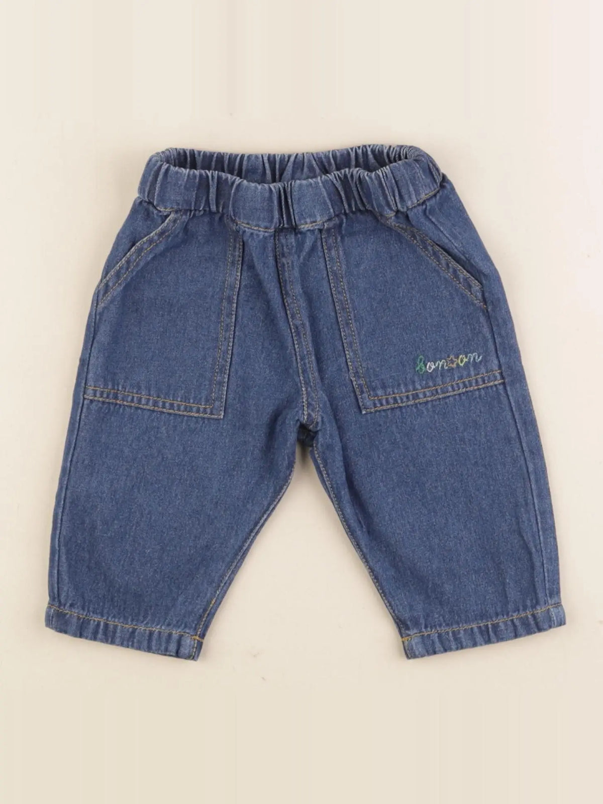 Bonton - jean bleu - 6 mois